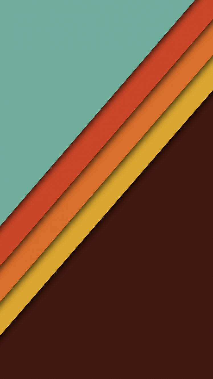 teal, orange, brown, HD Phone Wallpaper