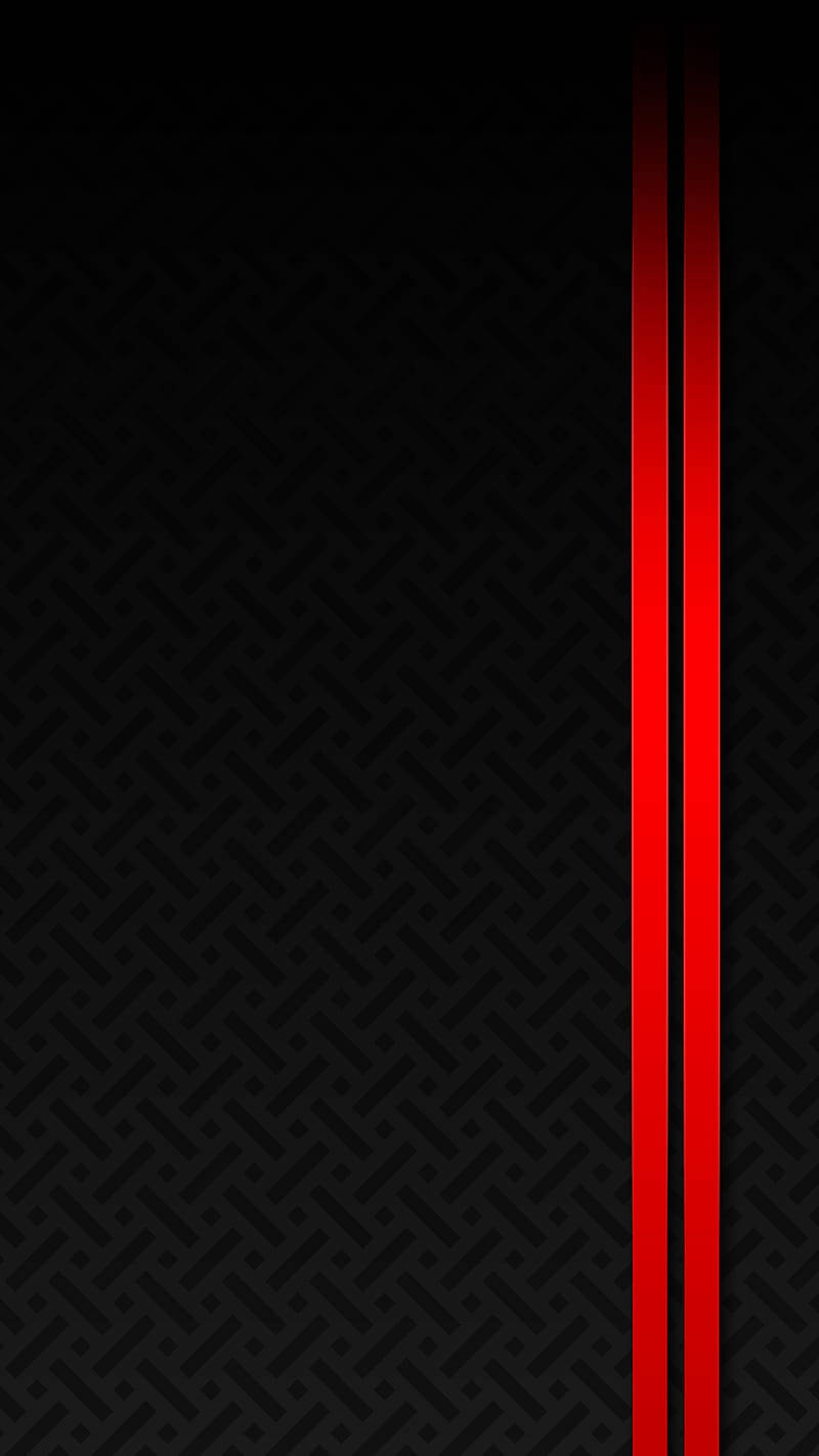 red lines, black wallpaper, textured diamond plate pattern, HD Phone Wallpaper