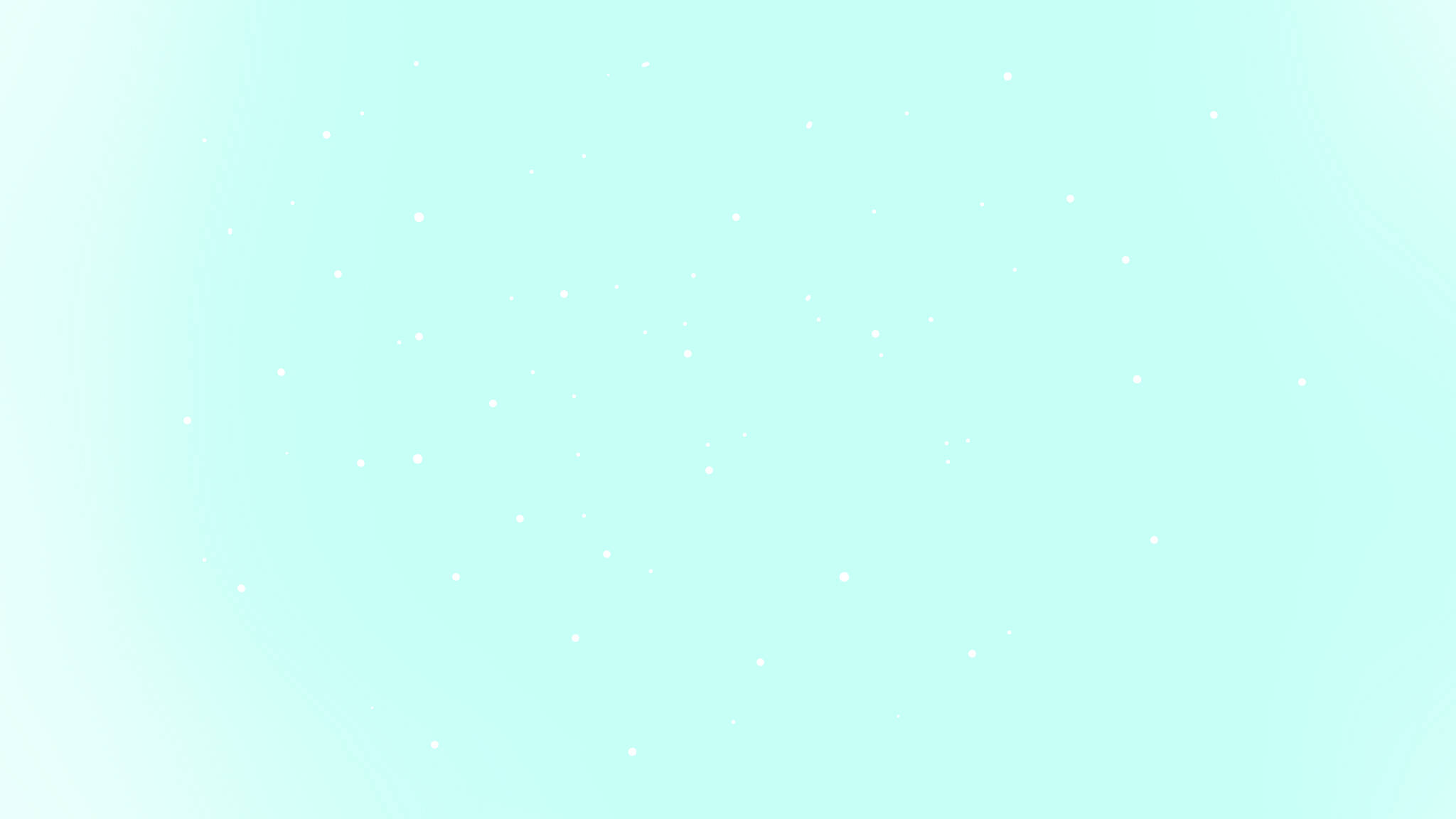 Simple HD, blue snow, soft mint green gradient, Full HD Desktop Wallpaper