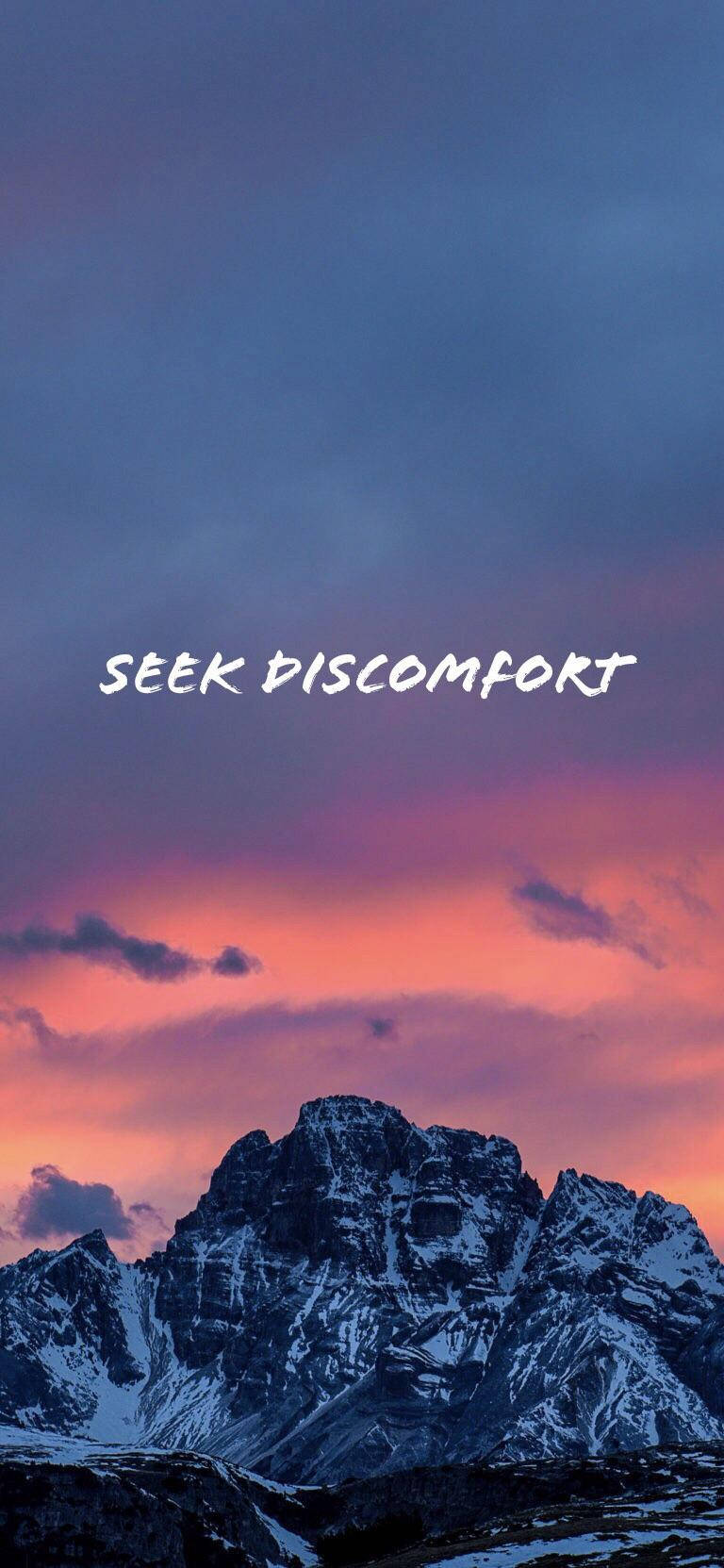 Simple iPhone, snowcapped mountain peaks, dramatic twilight sky, HD Phone Wallpaper