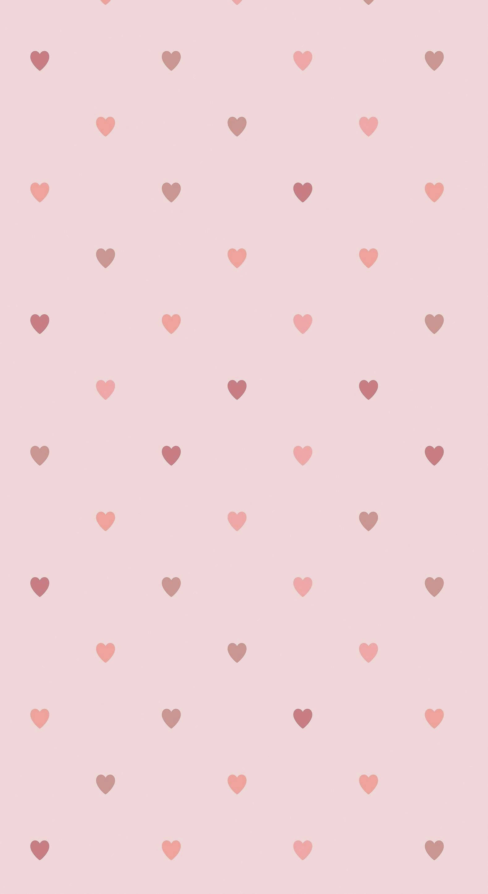hearts, pastel hearts, rose, 2K Phone Wallpaper