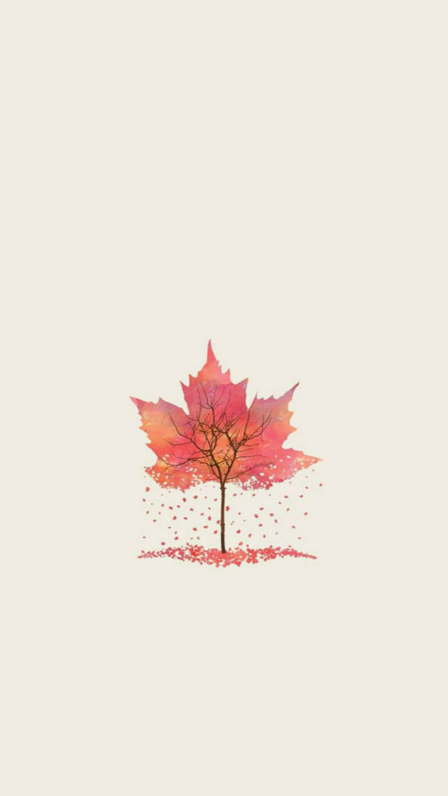 autumn, iPhone, leaf, SD Phone Wallpaper