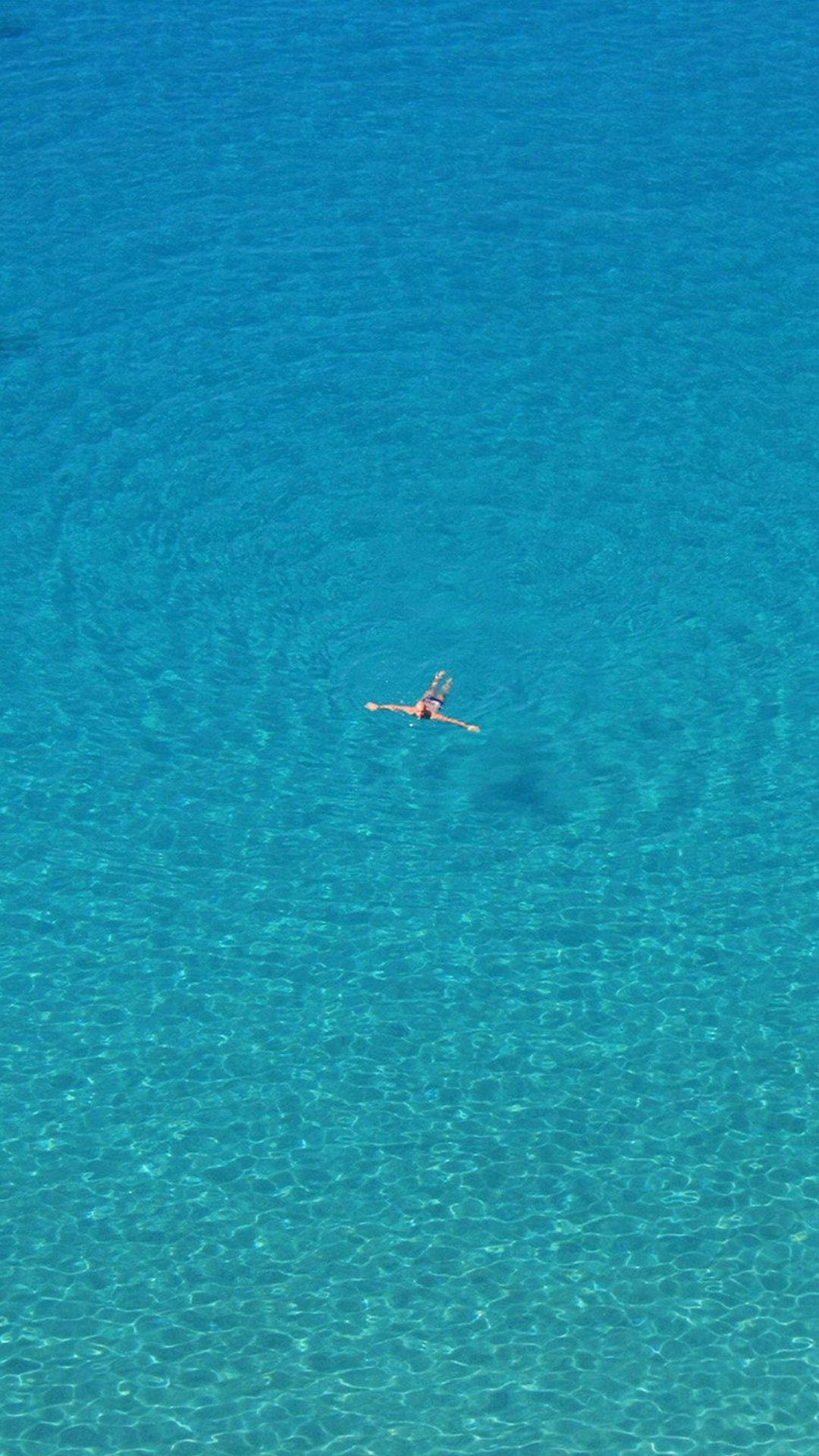 man, swimmer, turquoise waters, Full HD Phone Wallpaper