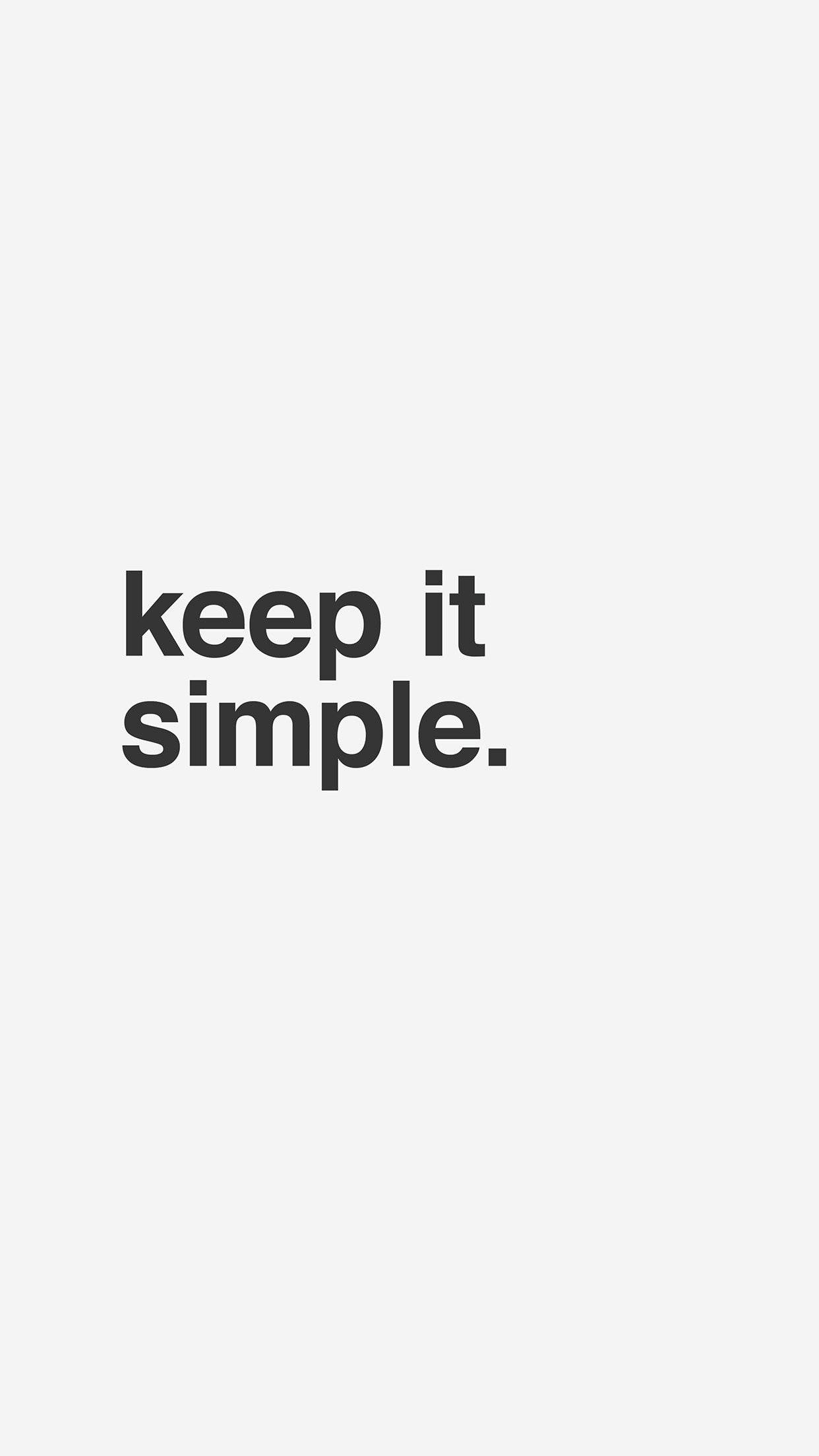 Simple iPhone, white, minimalist typography, Full HD Phone Wallpaper