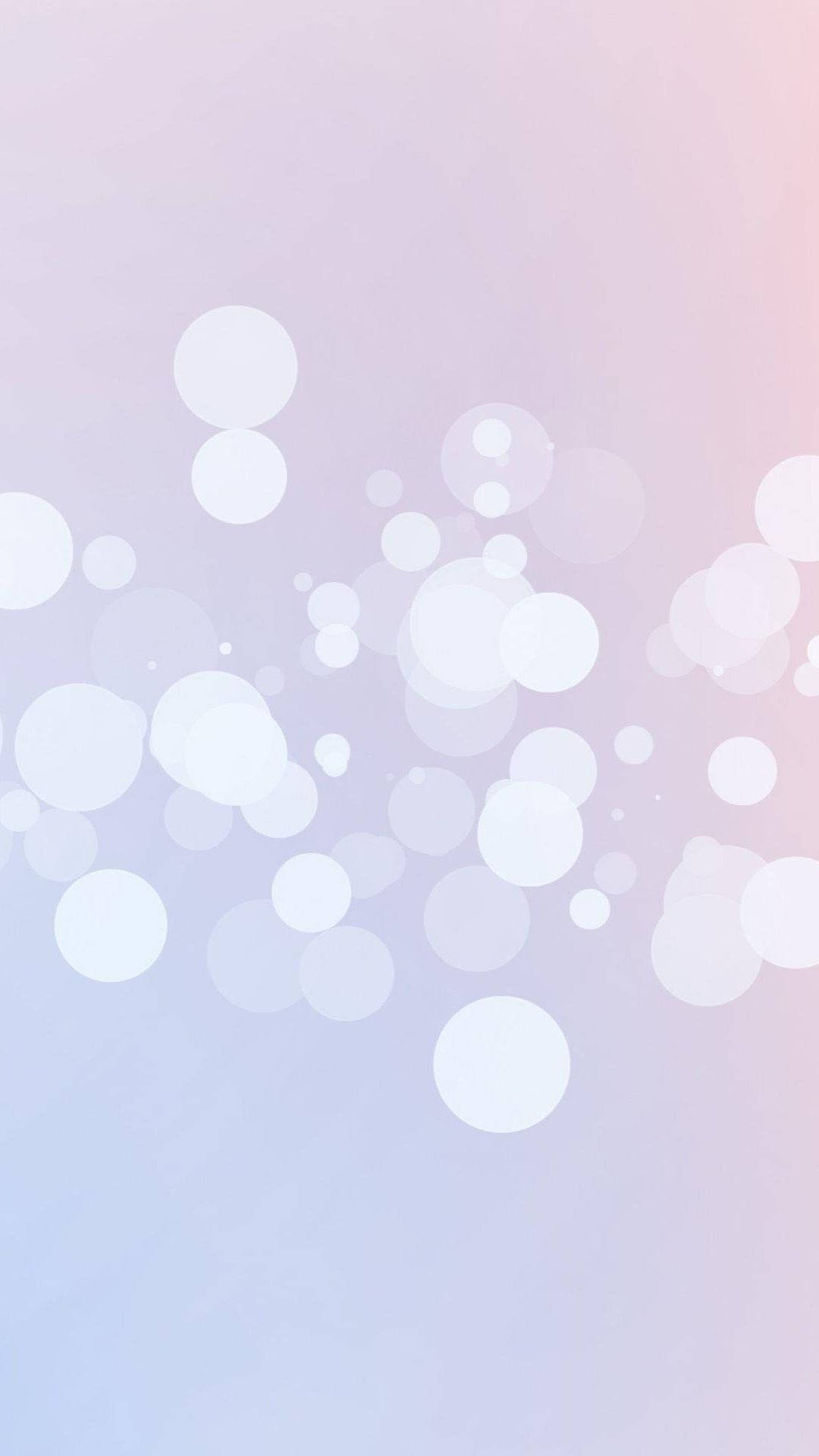 white circles, pastel gradient, glowing bokeh circles, Full HD Phone Wallpaper