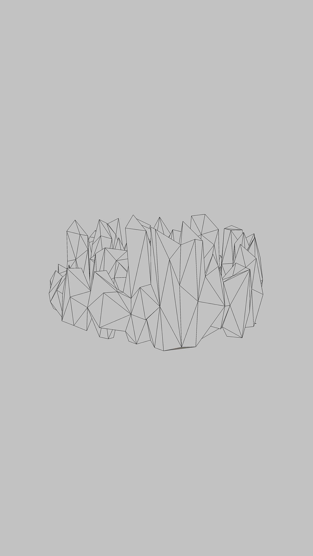 Pastel iPhone, grey, abstract, Full HD Phone Wallpaper