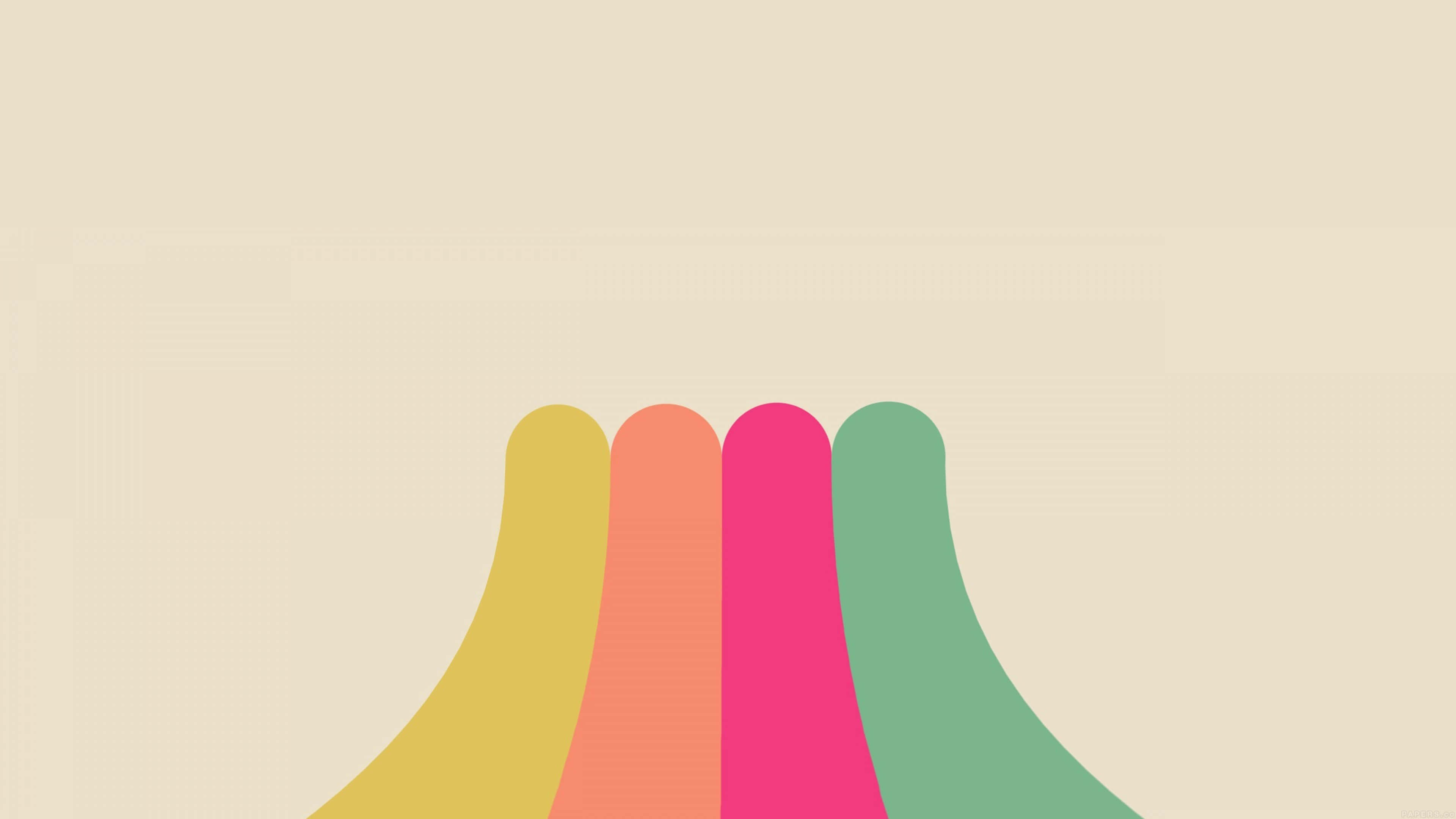 yellow, orange, pink, 4K Desktop Wallpaper