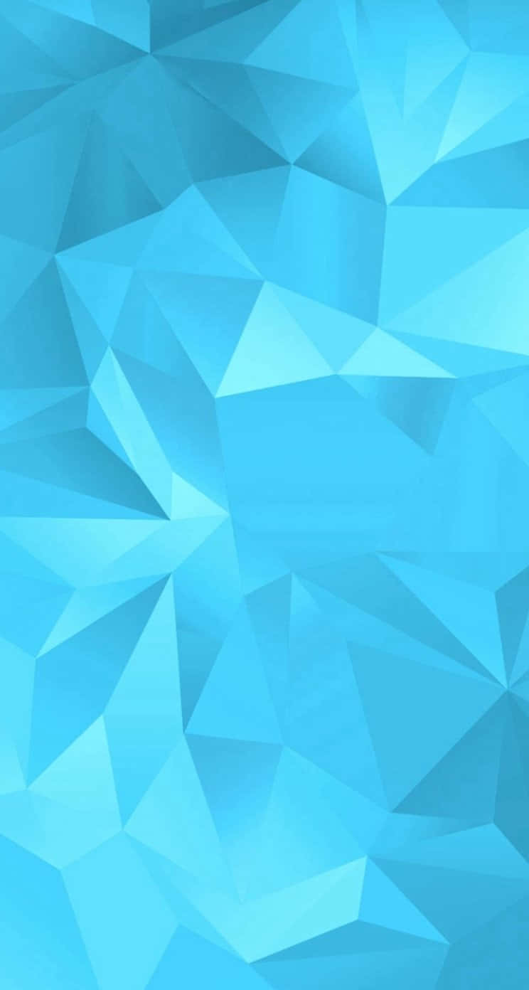 Simple Blue Pattern iPhone, blue polygonal facets, soft gradients, HD Phone Wallpaper