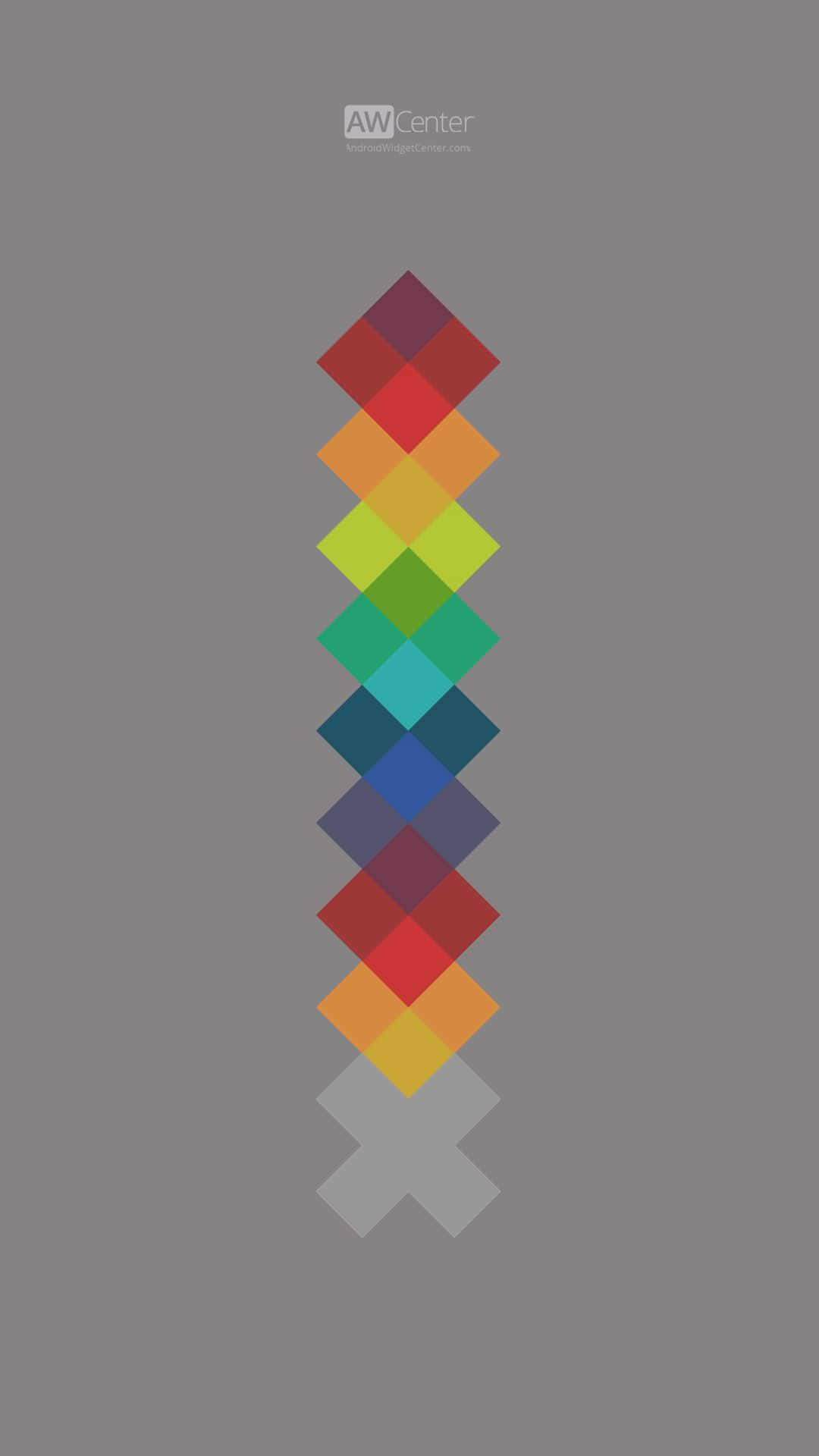 iPhone 1080 x 1920, minimalist geometric sword, colorful diamond shapes, Full HD Phone Wallpaper
