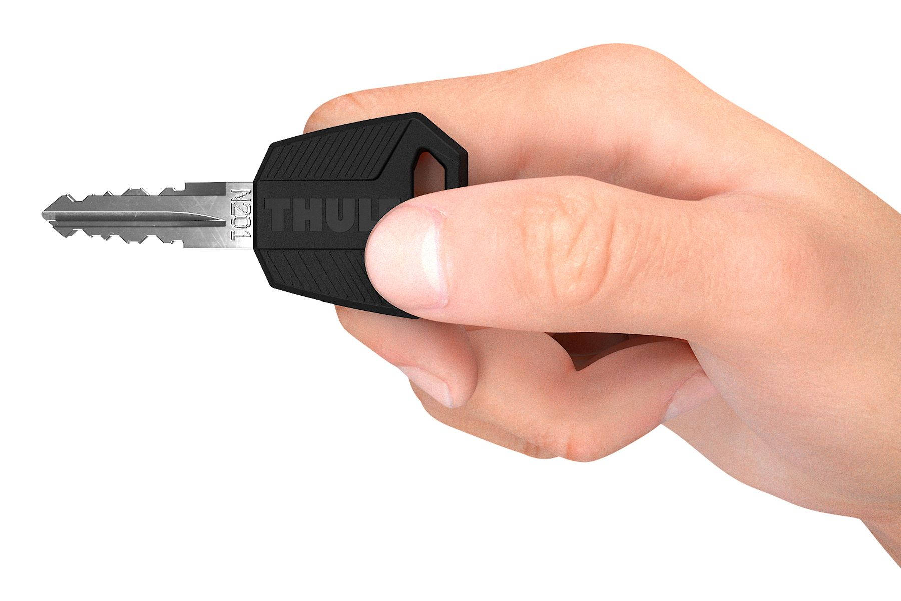 double cut key, black textured key, stark white background, HD Desktop Wallpaper
