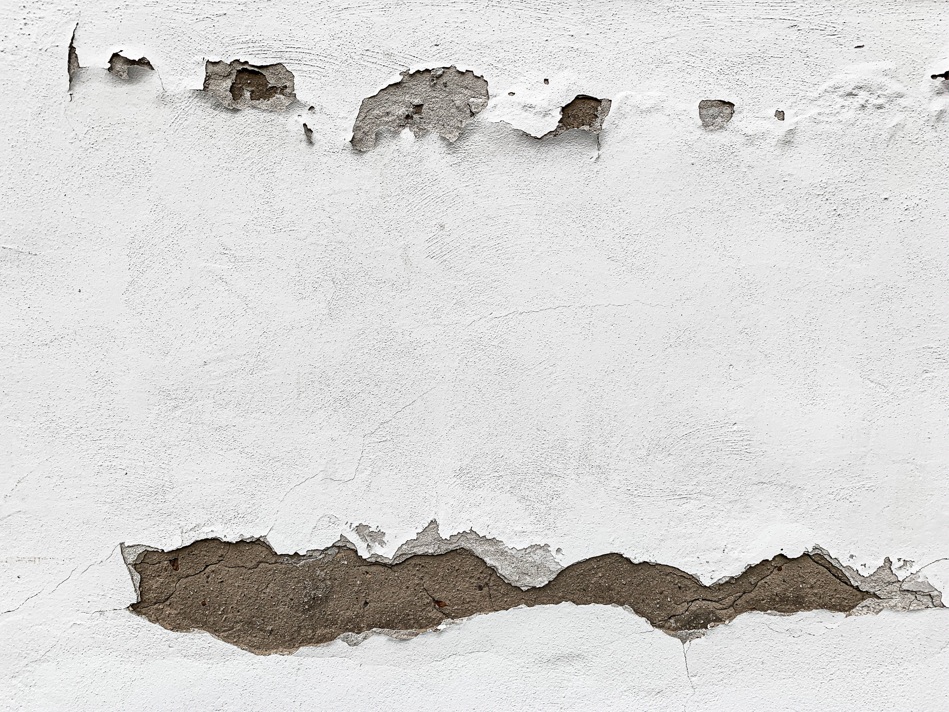 Simple White Aesthetic, chipping white wall, peeling paint, 4K Desktop Wallpaper