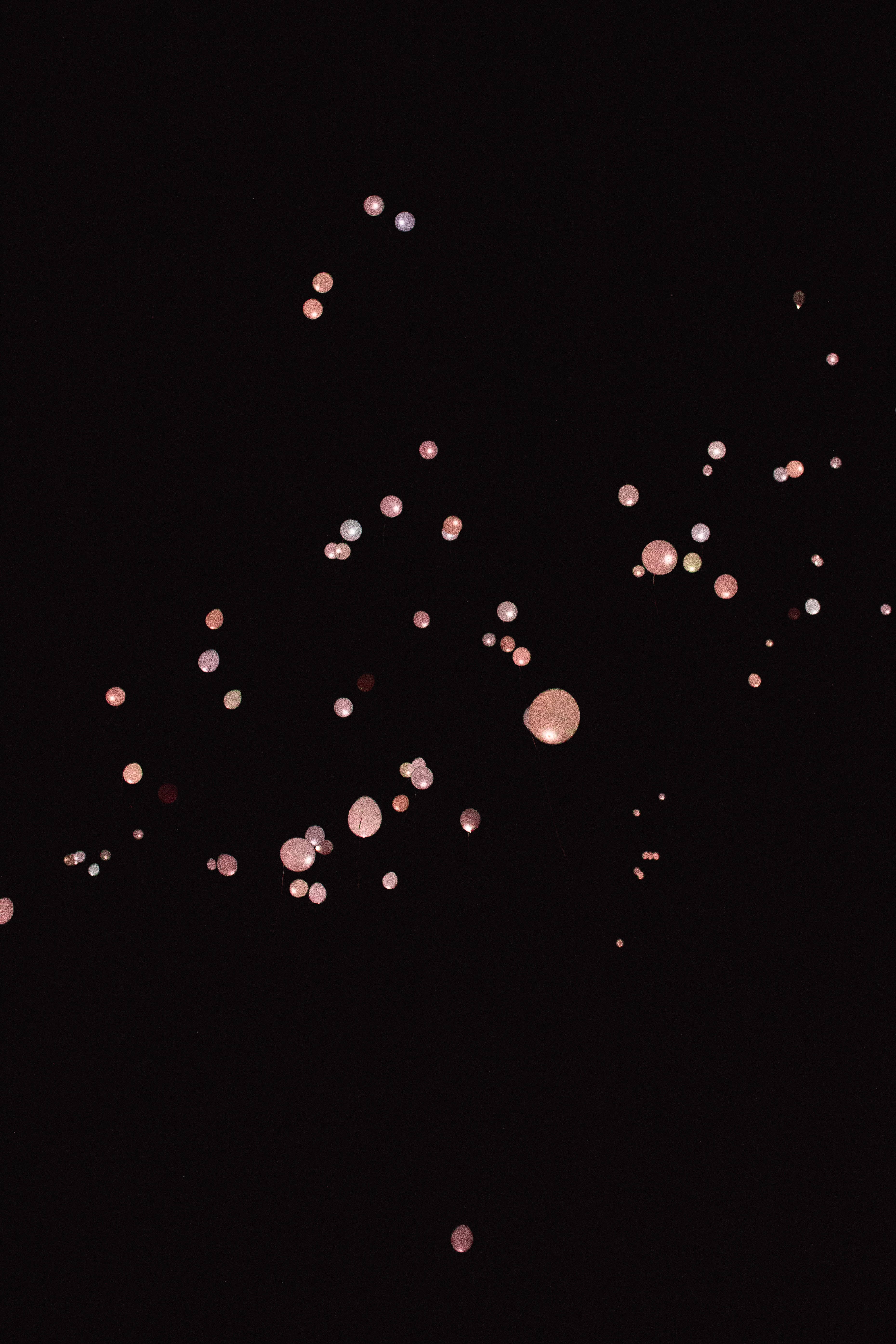 iPhone 11 Pro Max, 4K, pink balloons, 5K Phone Wallpaper