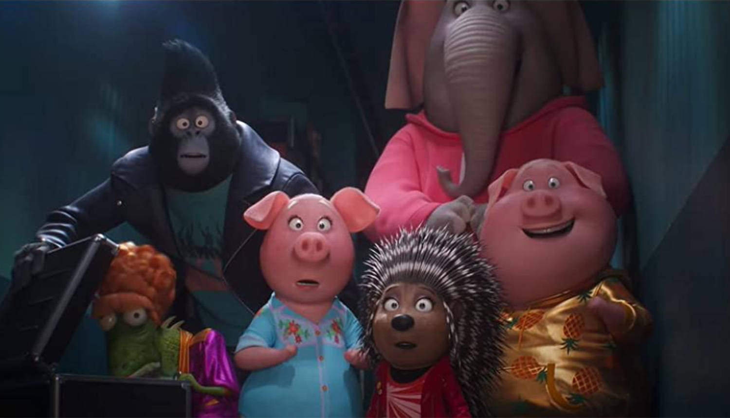 Sing 2, Gang, shocked look, HD Desktop Wallpaper