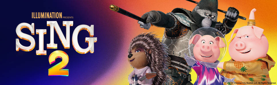 Sing 2, gorilla warrior, hedgehog, SD Desktop Wallpaper