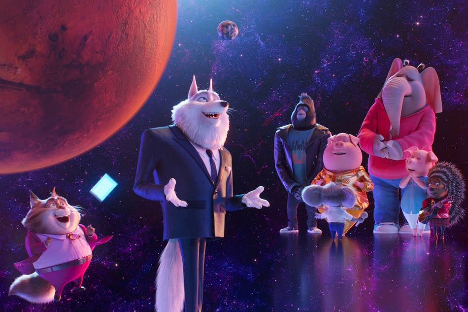 Sing 2, space museum, cosmic platform, SD Desktop Wallpaper