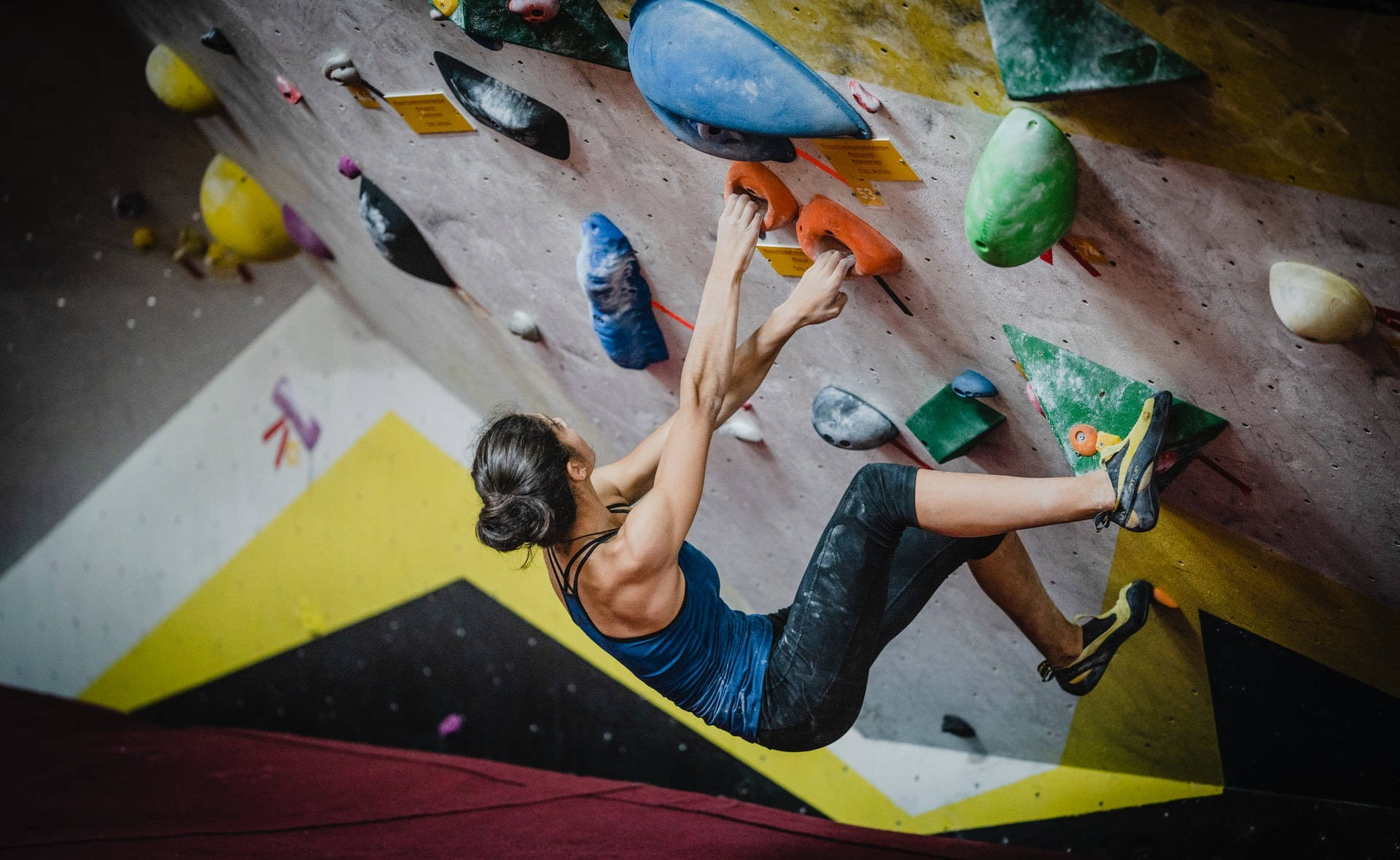 Singapore, bouldering gym, sport climbing, Full HD Desktop Wallpaper