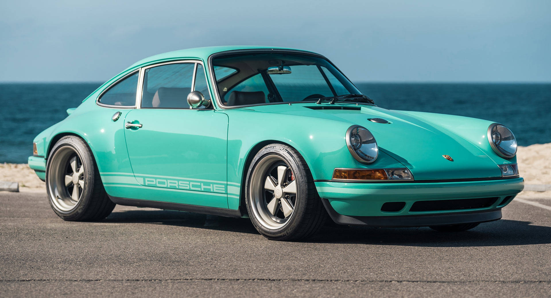Teal Singer Porsche 911, Porsche 911, turquoise, Full HD Desktop Wallpaper