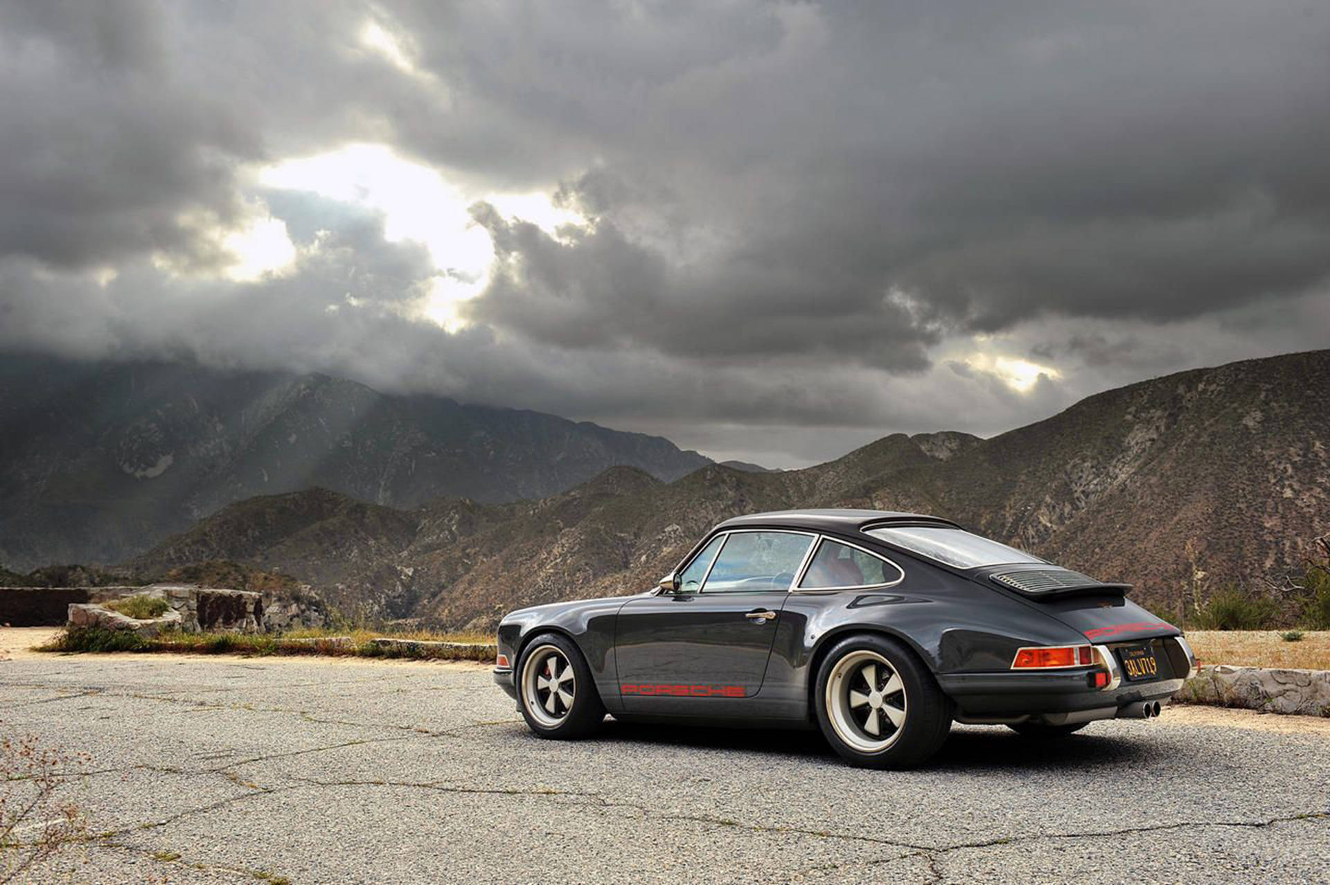 Singer Porsche, Porsche 911, slate grey, Full HD Desktop Wallpaper