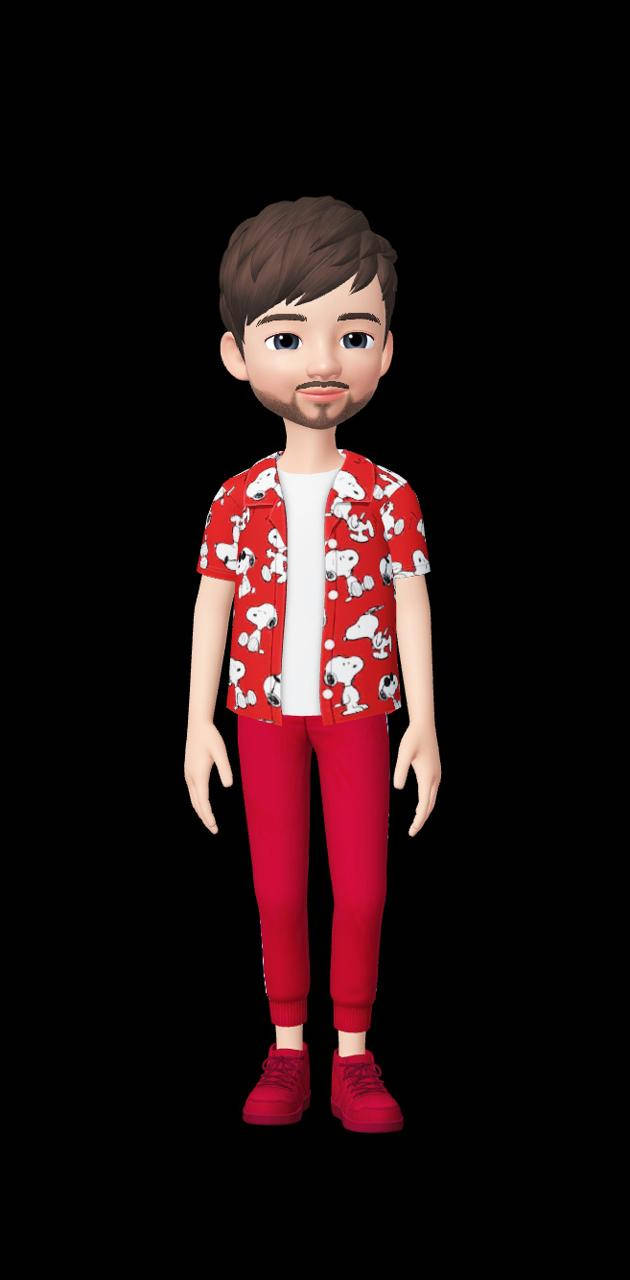 Single Boy, Snoopy-print shirt, red pants, HD Phone Wallpaper