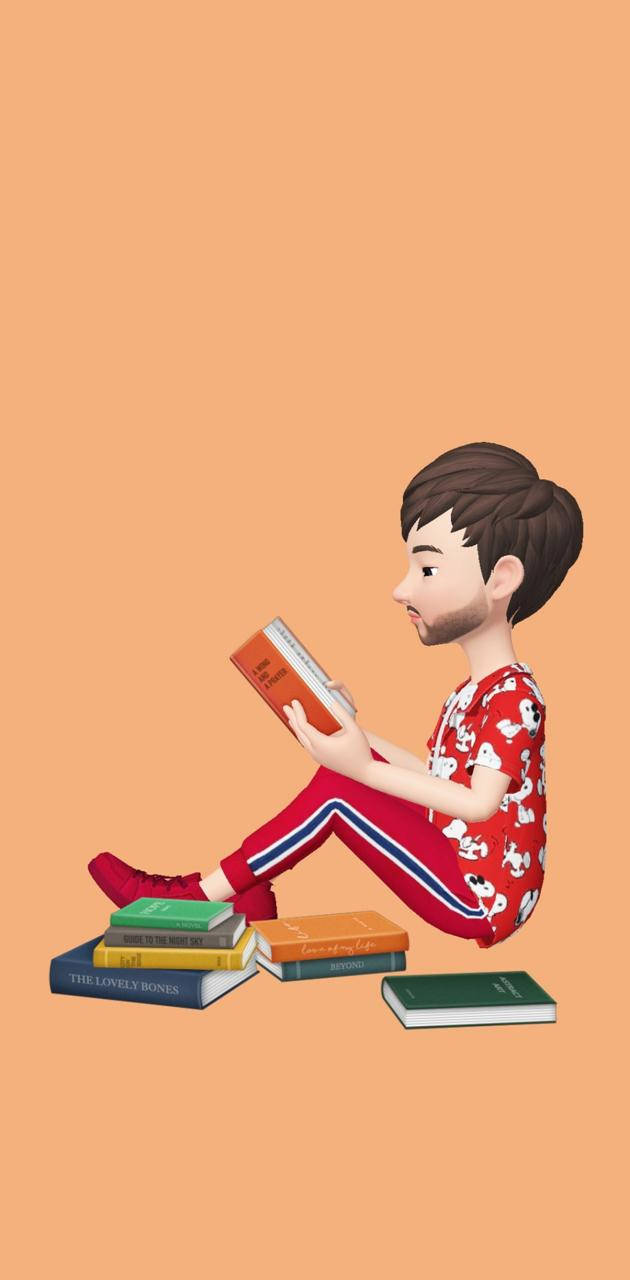 Single Boy, red pajamas, book, HD Phone Wallpaper