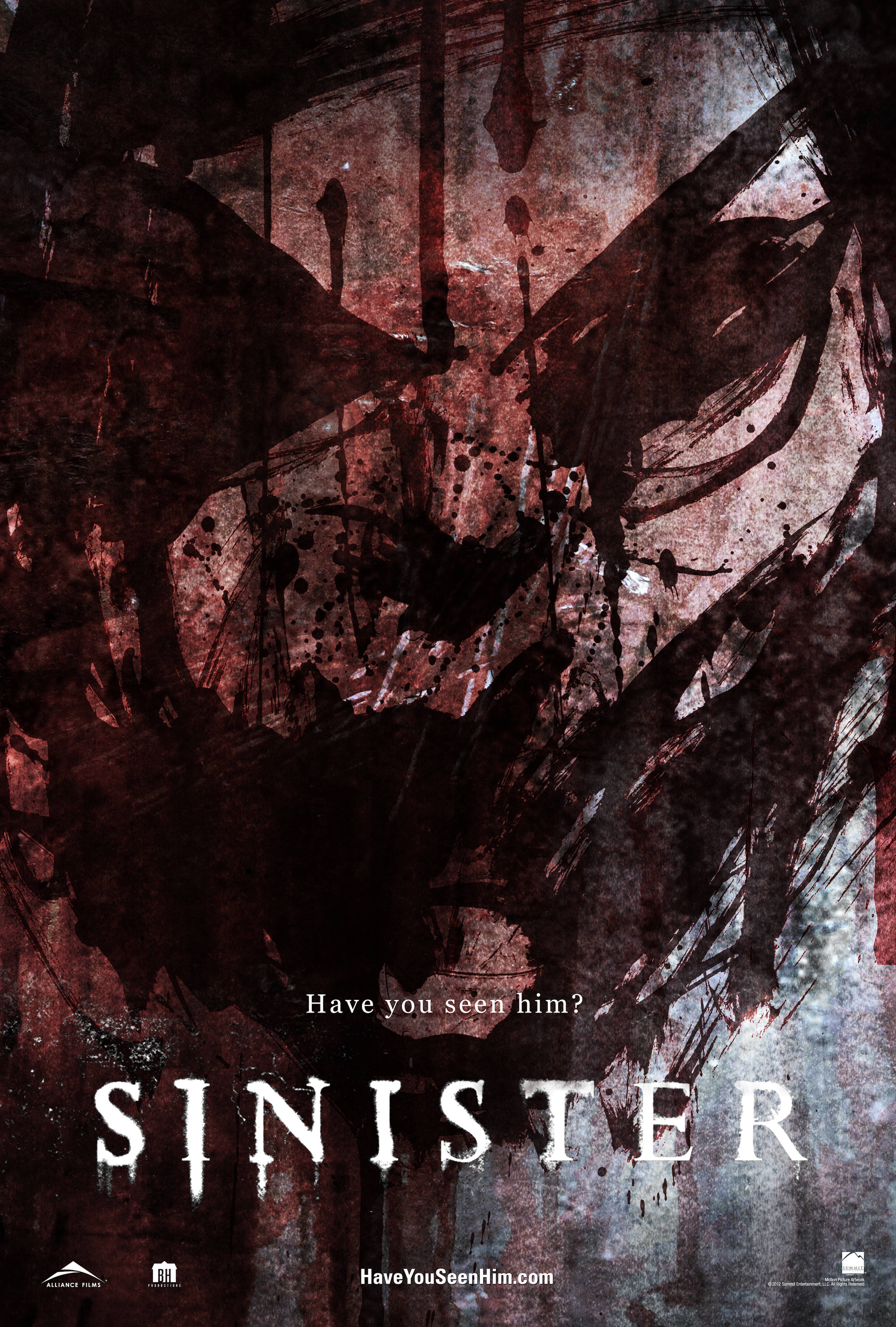 Sinister, demonic face, blood splatters, 4K Phone Wallpaper