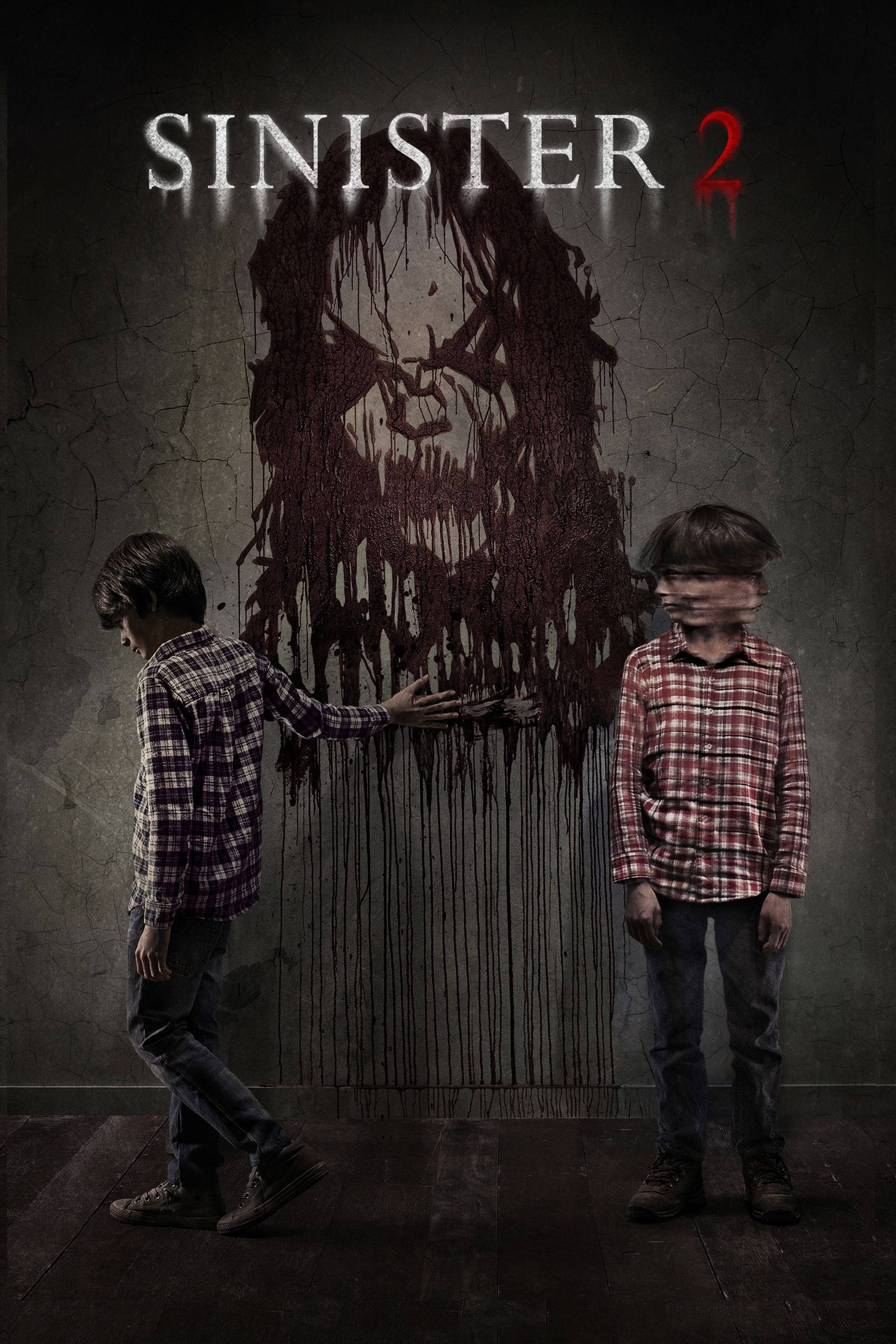 Sinister 2, movie poster, cracked wall, 2K Phone Wallpaper