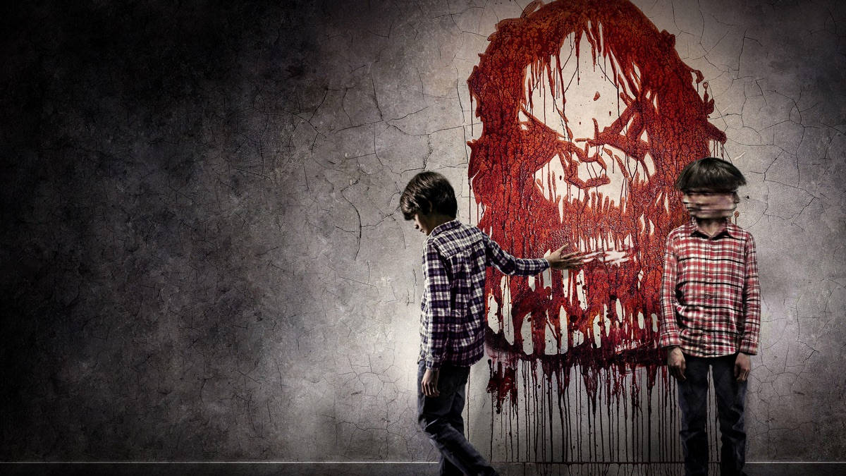Sinister 2, movie art, cracked wall, SD Desktop Wallpaper