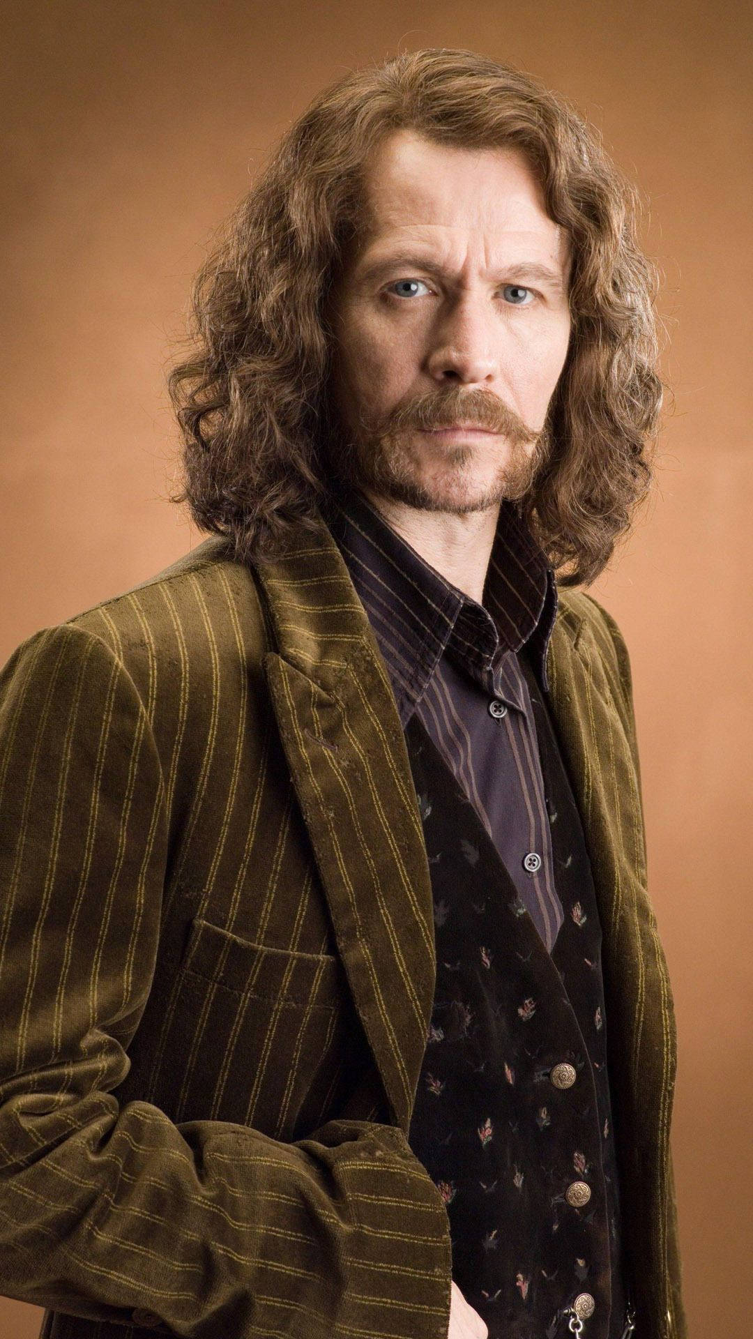 Sirius Black, green pinstripe velvet jacket, long wavy brown hair, Full HD Phone Wallpaper