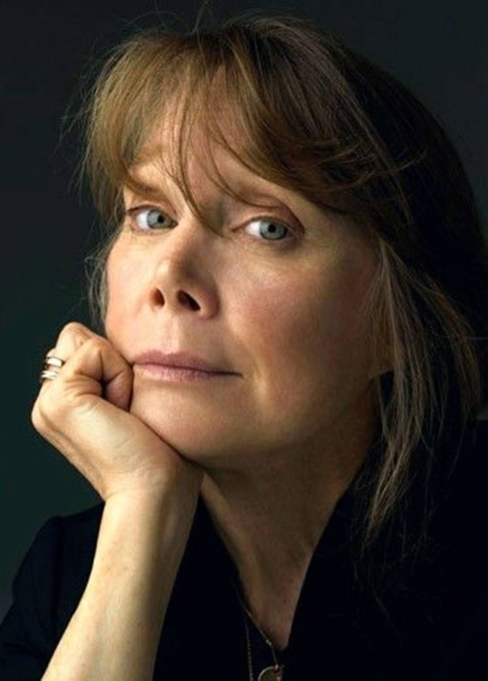 Sissy Spacek, light blue eyes, brown hair, HD Phone Wallpaper