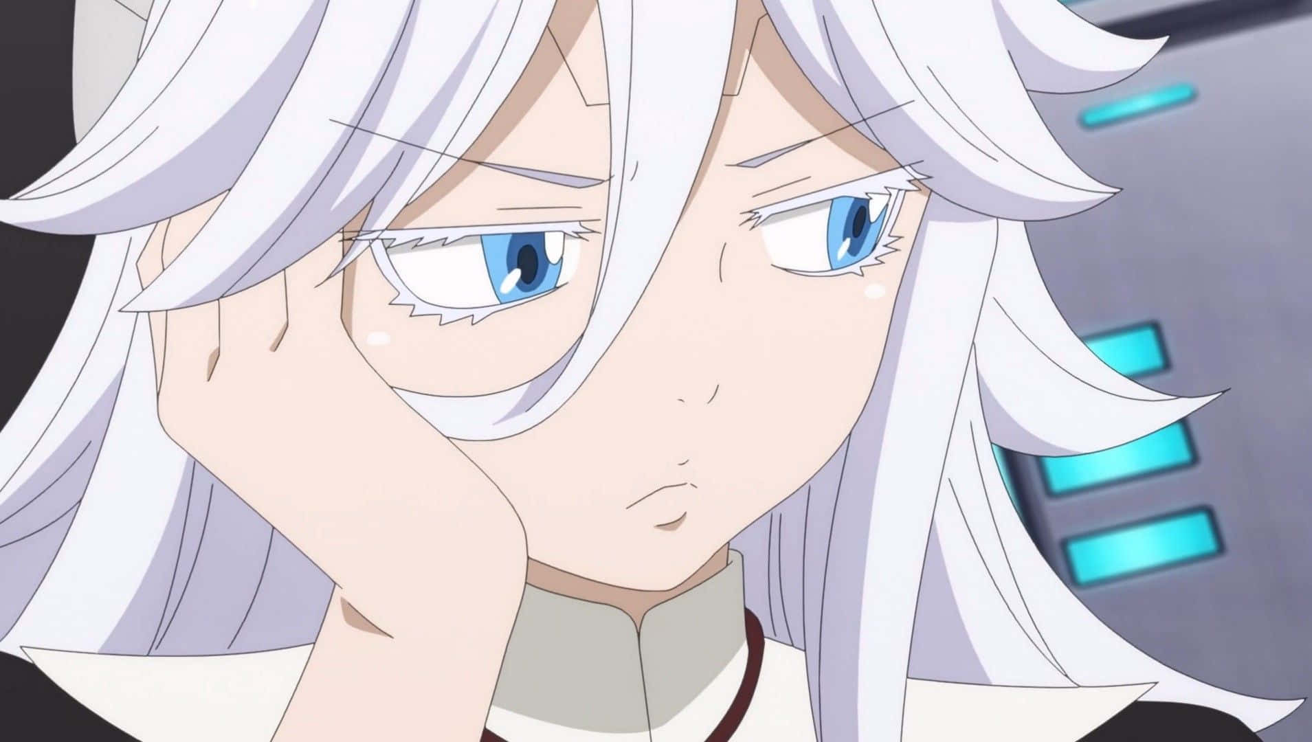 Sister Ivry, silver hair, blue eyes, HD Desktop Wallpaper