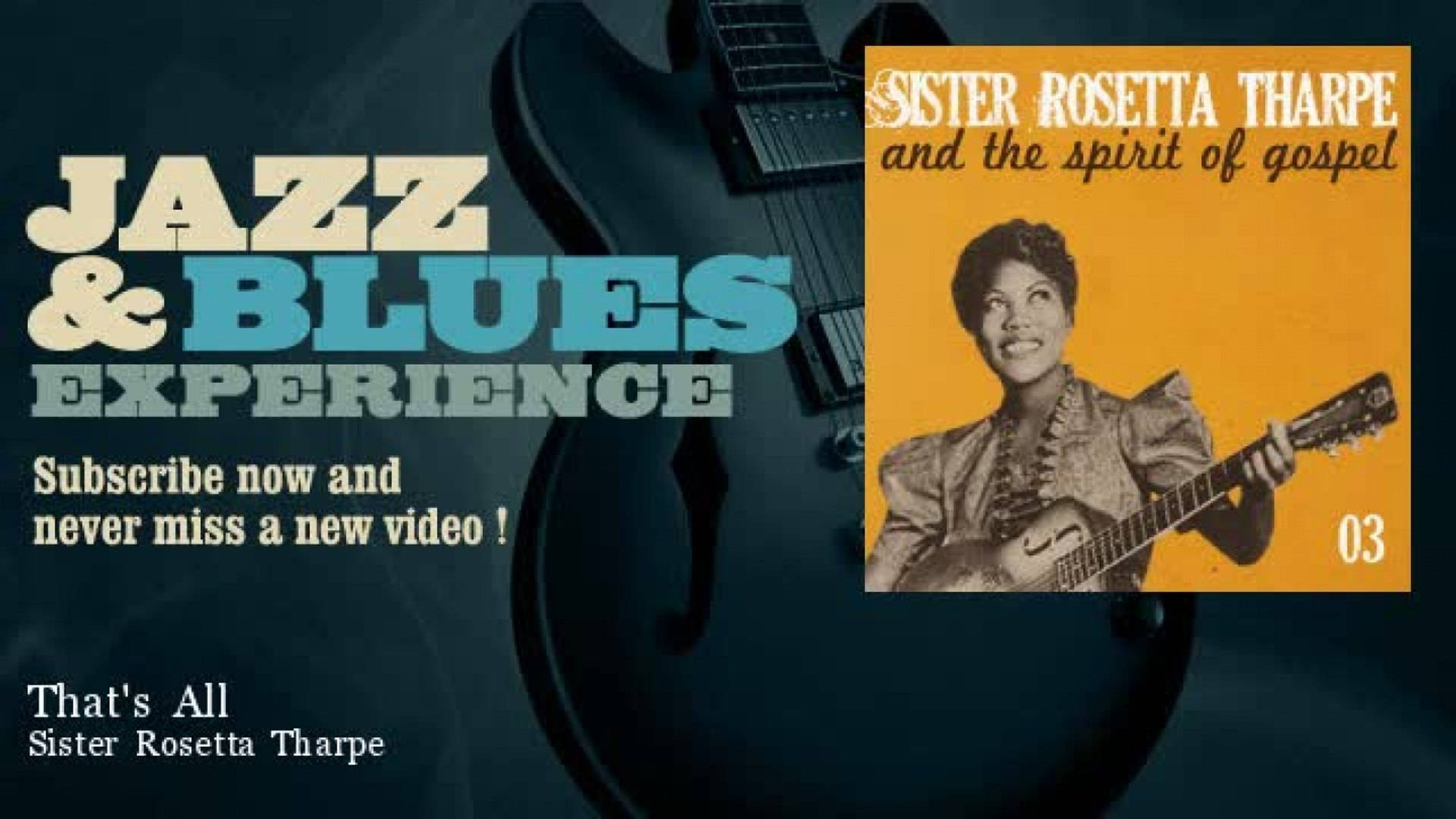 Sister Rosetta Tharpe, jazz blues, guitar, Full HD Desktop Wallpaper