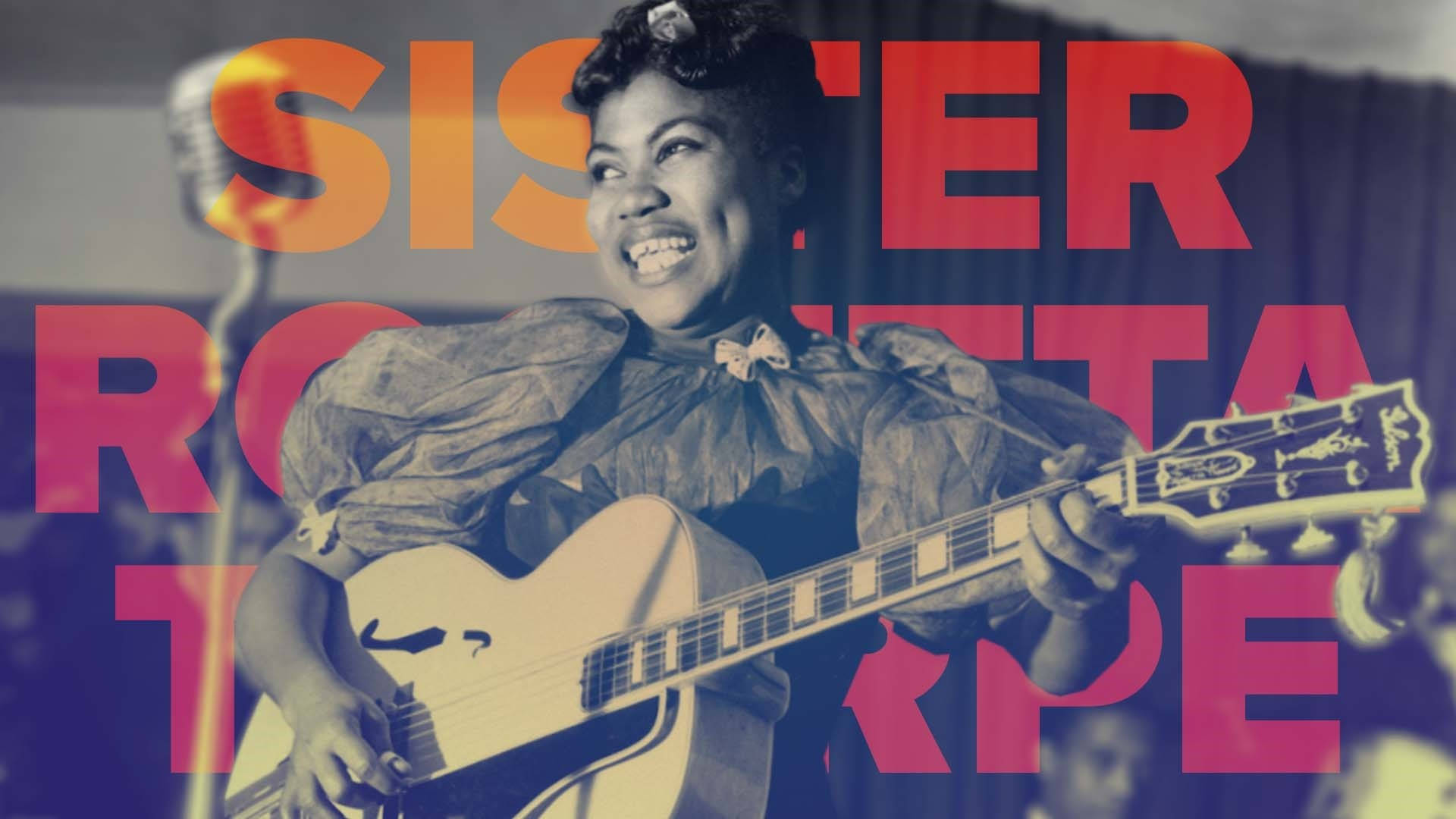 Sister Rosetta Tharpe, guitar, stage, Full HD Desktop Wallpaper