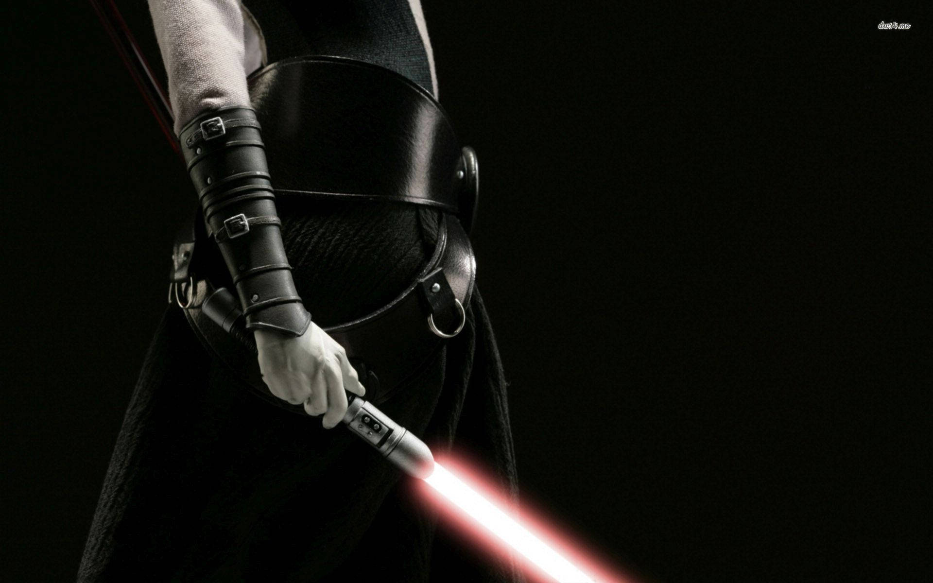 Sith, red lightsaber, gloved hand, Full HD Desktop Wallpaper