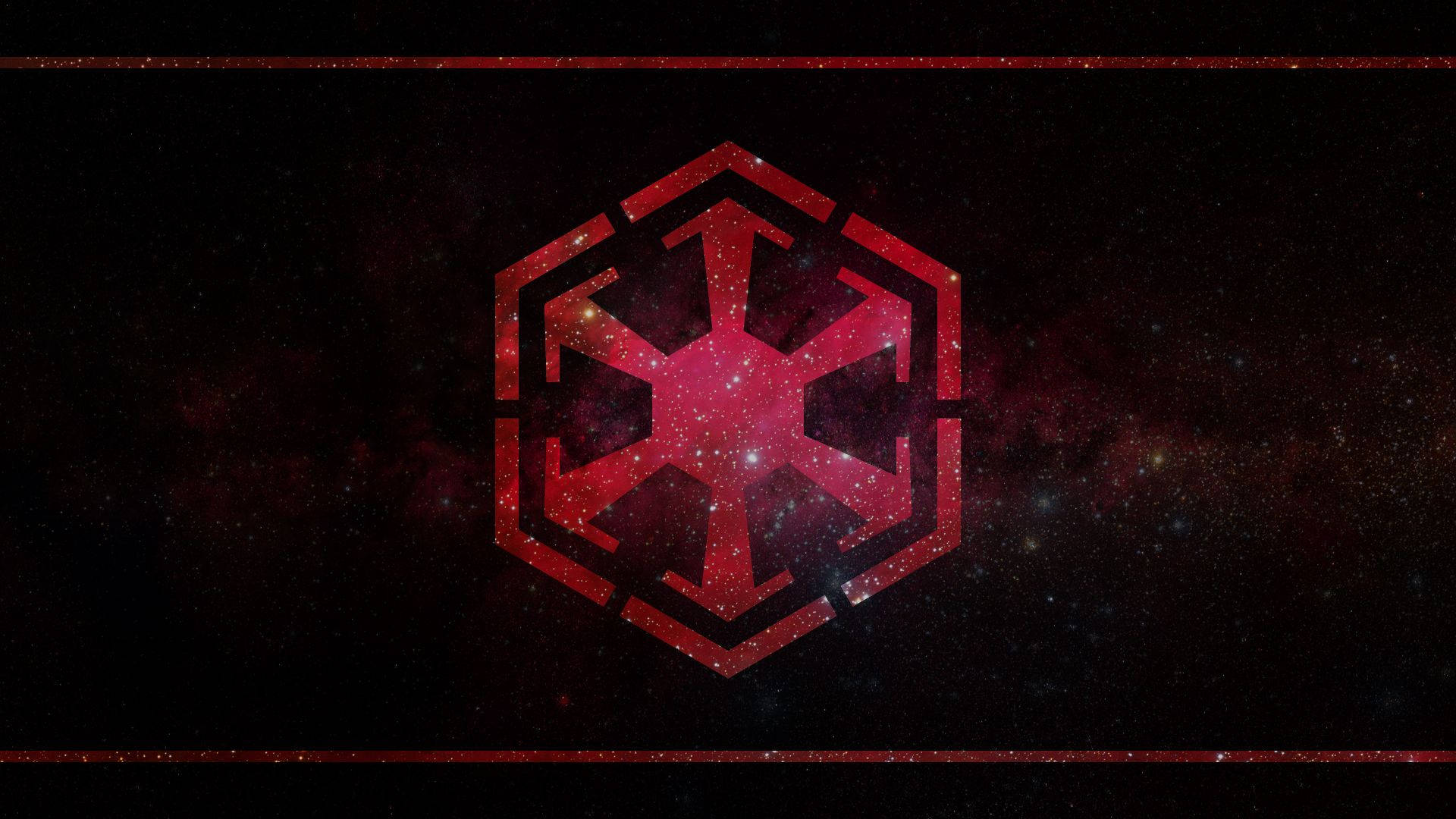 Sith, red imperial crest, glowing red, Full HD Desktop Wallpaper