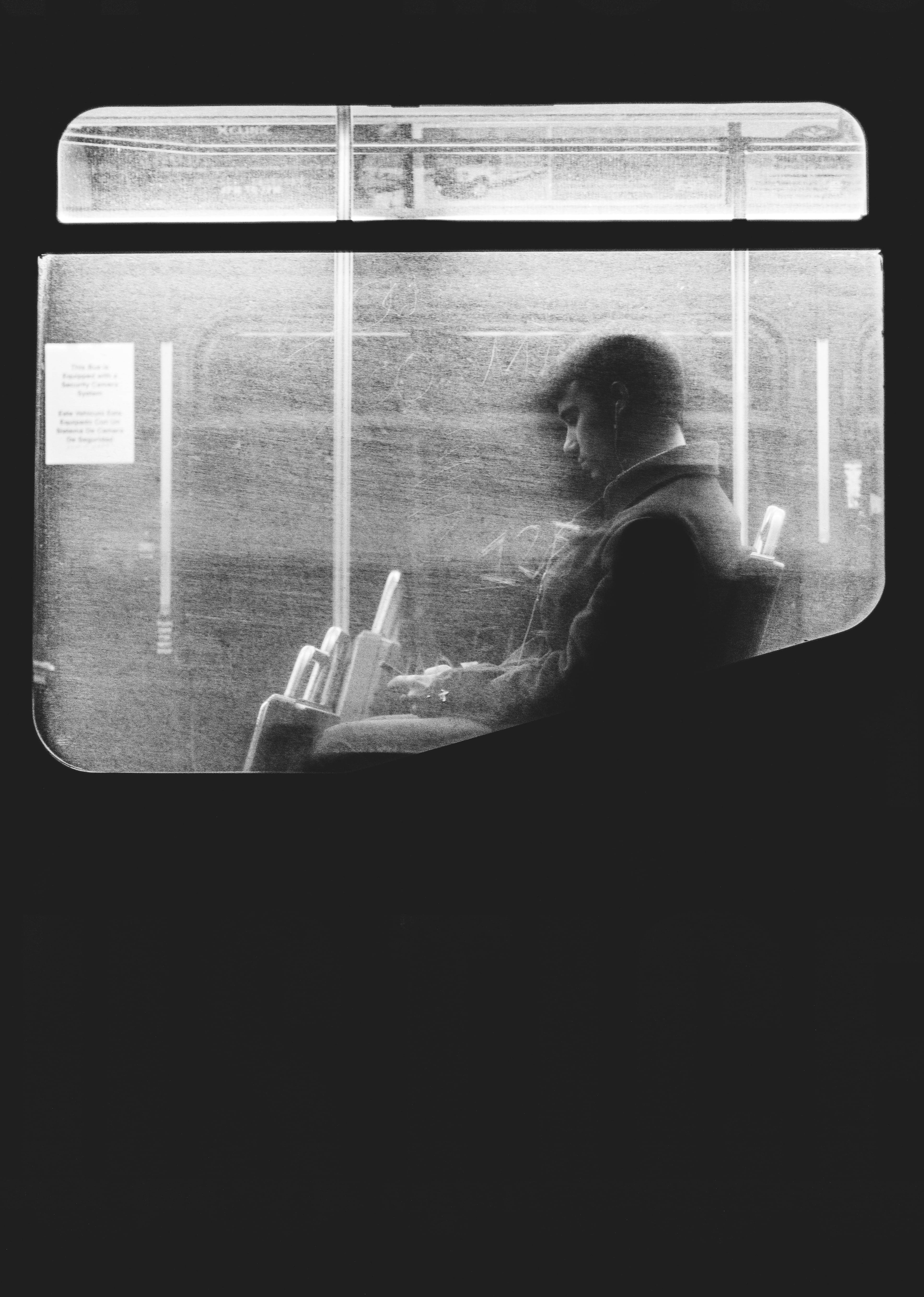 subway train, subway car, rain-streaked window, 5K Phone Wallpaper