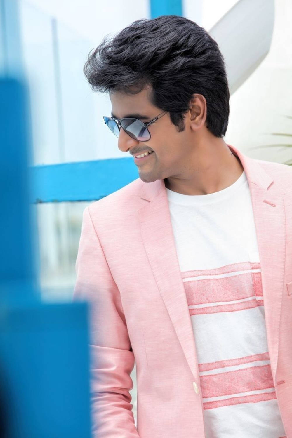 Sivakarthikeyan, pink blazer, sunglasses, HD Phone Wallpaper
