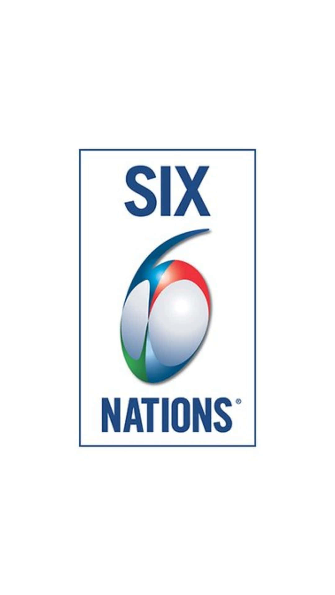 Six Nations, rugby ball, red blue and green, Full HD Phone Wallpaper