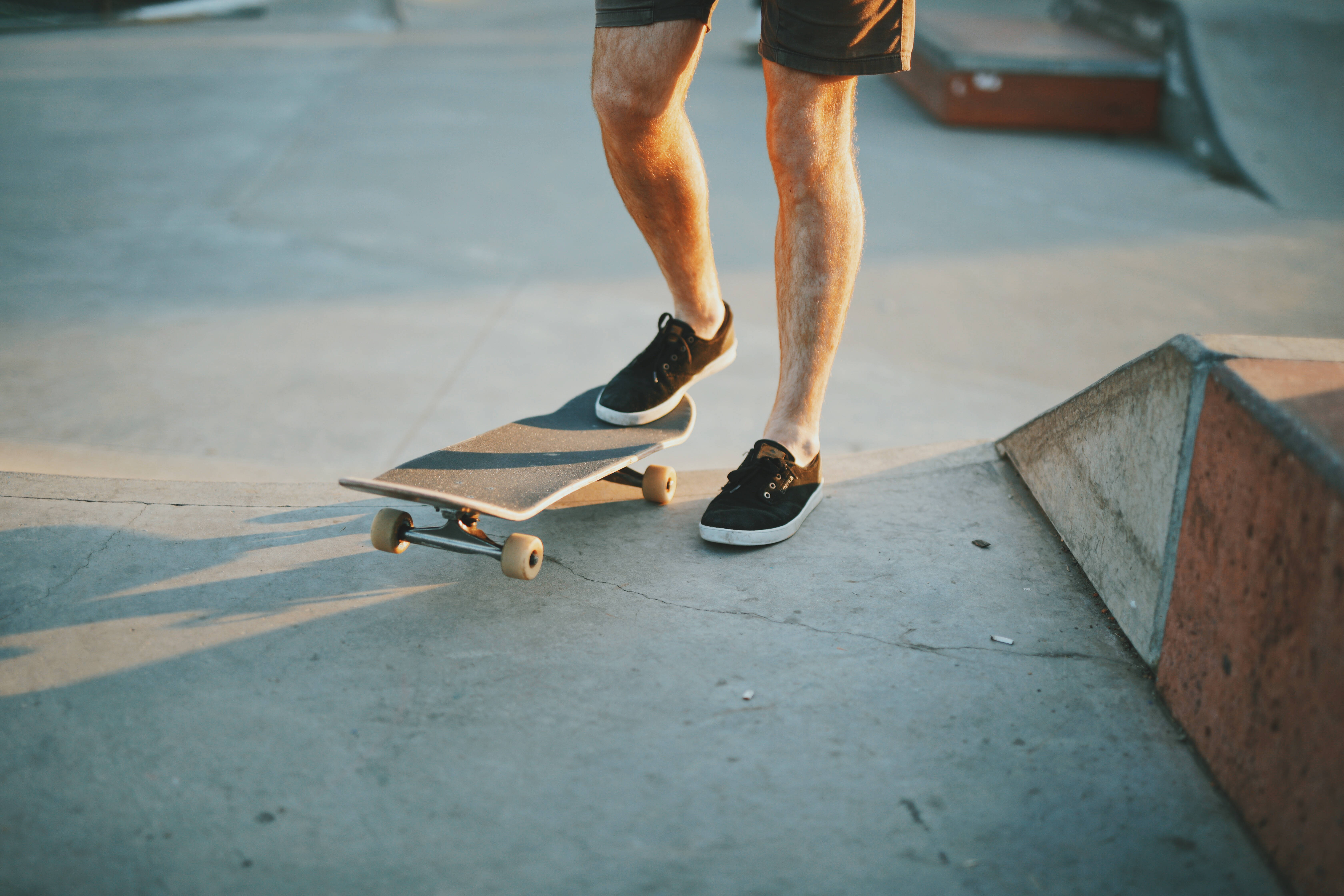 skateboarding, sunlight, golden hour, 5K Desktop Wallpaper