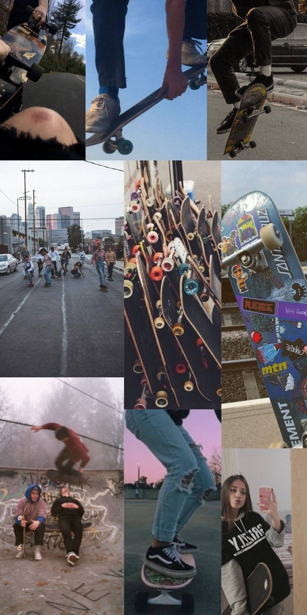 skateboard, skater aesthetic, customized decks, Full HD Phone Wallpaper