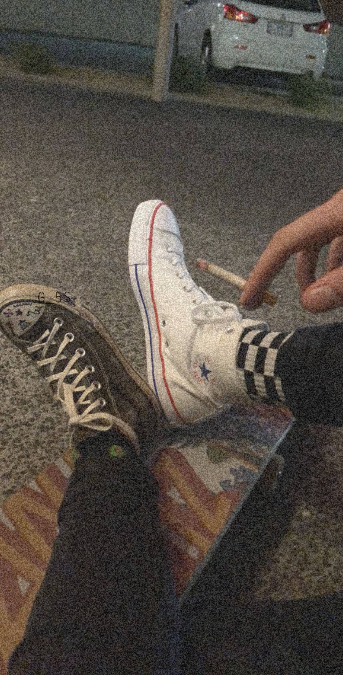 Mismatched Converse Shoes, Grunge Style, Skater Aesthetic, Full HD Phone Wallpaper