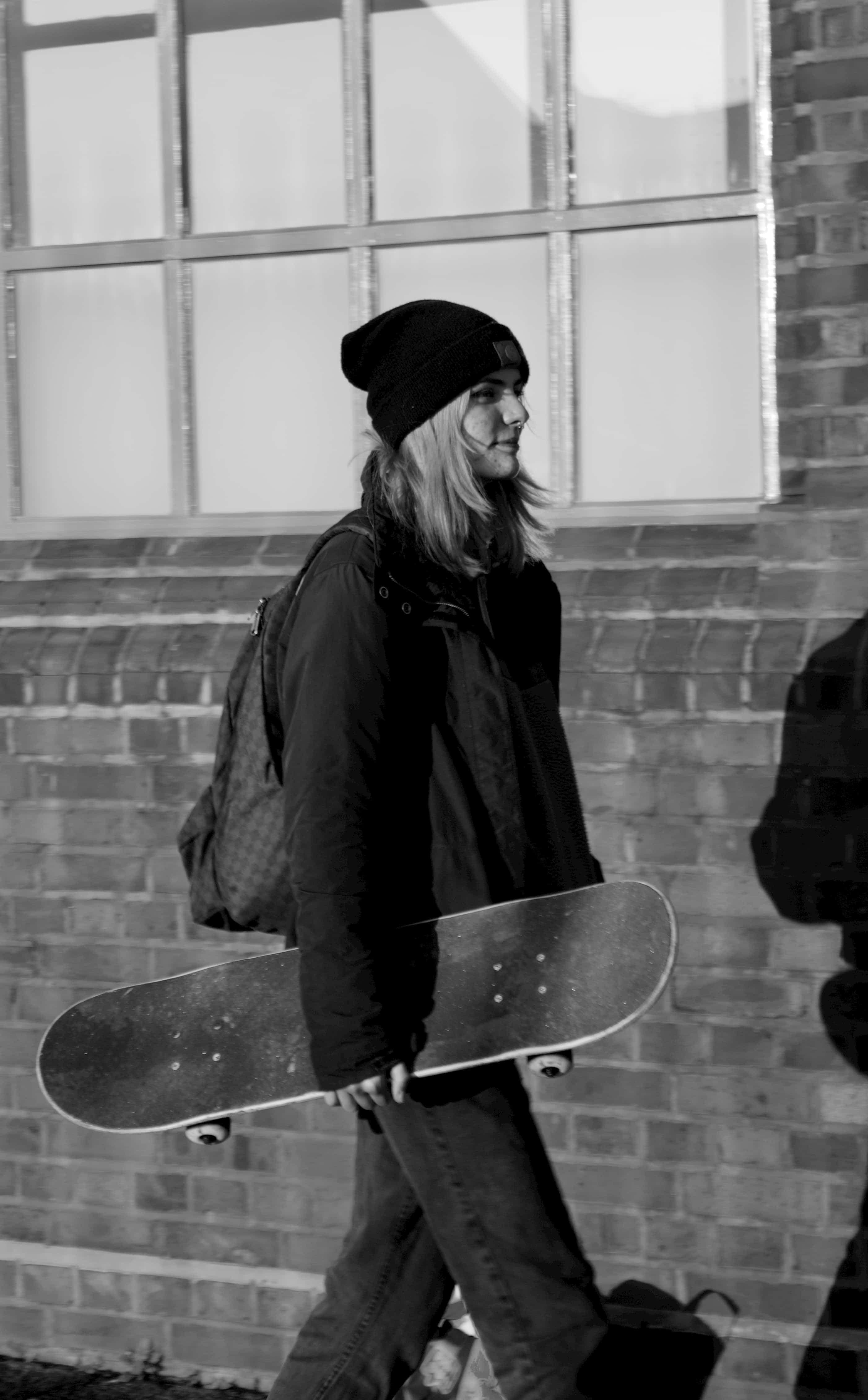 skate park, beanie, jacket, 4K Phone Wallpaper