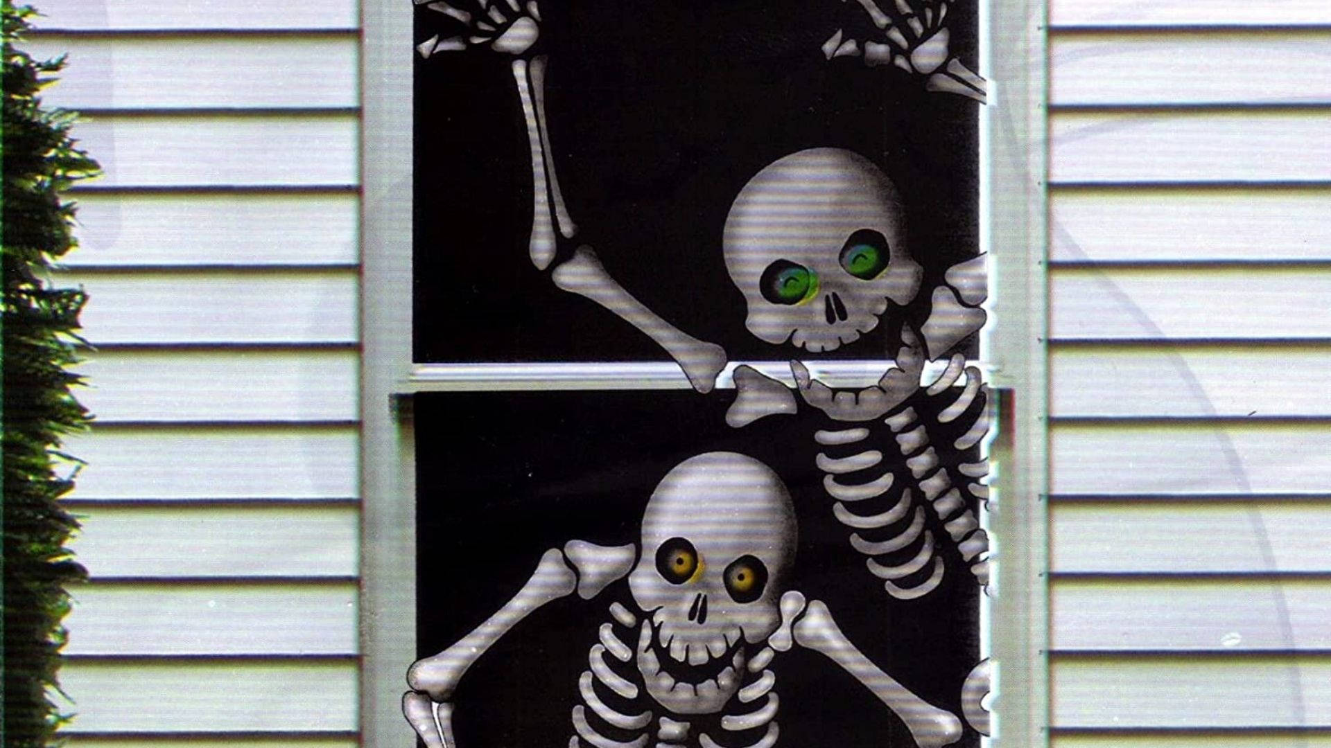 Silly Skeletons Meme, cartoon skeletons, glowing eyes, Full HD Desktop Wallpaper