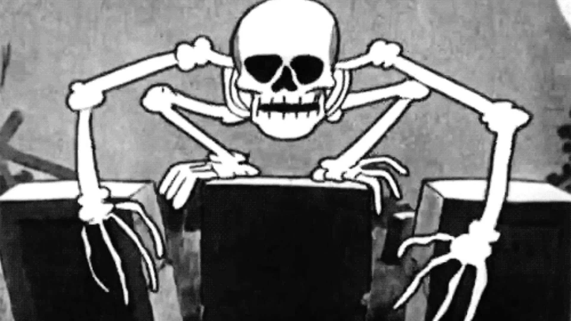 Skeleton Meme, gravestone, tombstone, Full HD Desktop Wallpaper