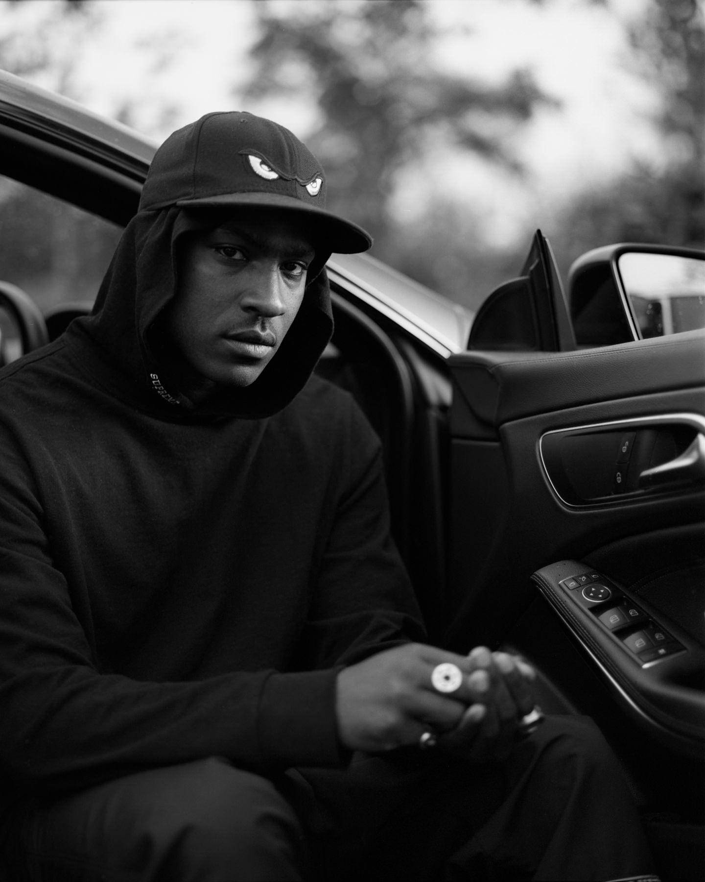 Skepta, black hoodie, cap, HD Phone Wallpaper