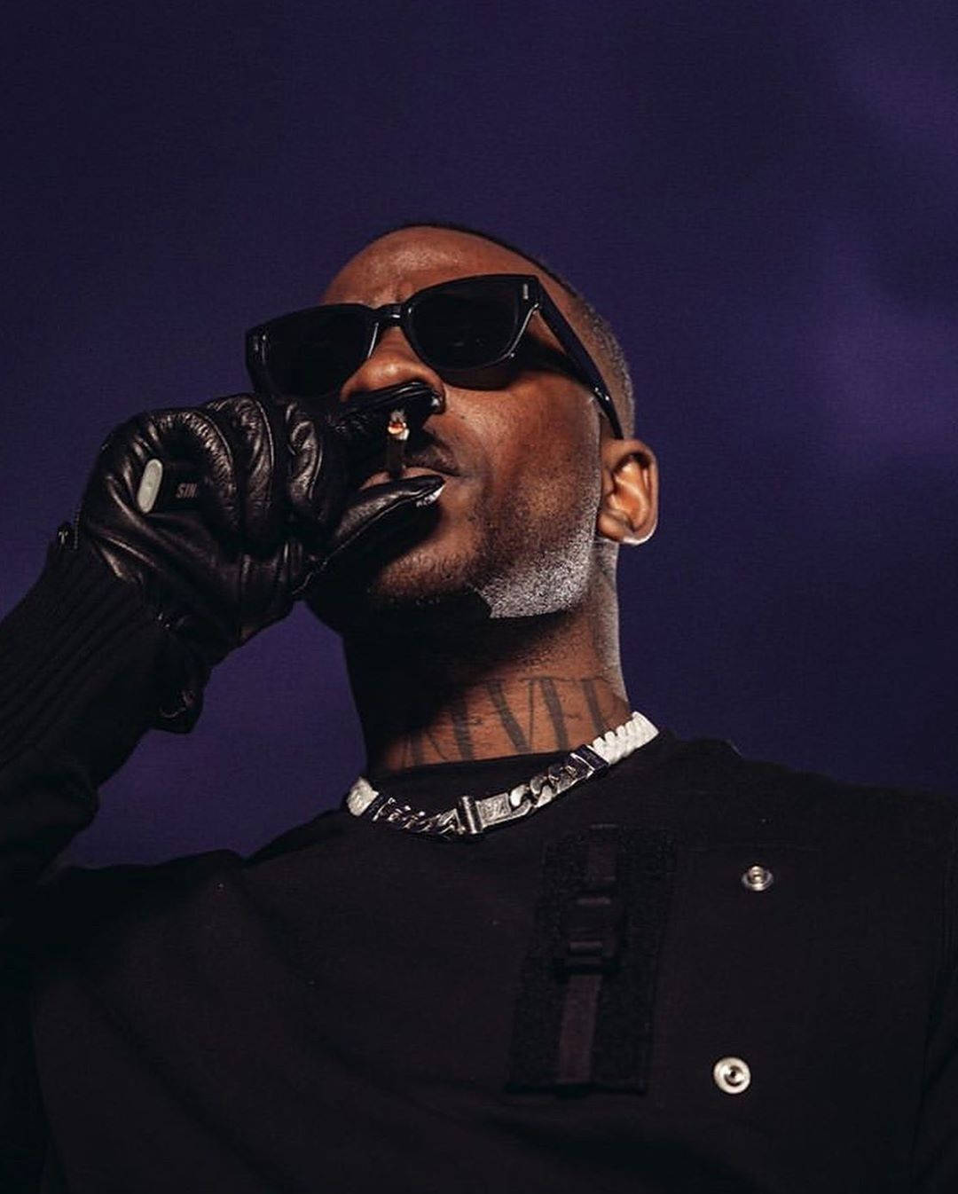 Skepta, black sunglasses, leather gloves, HD Phone Wallpaper