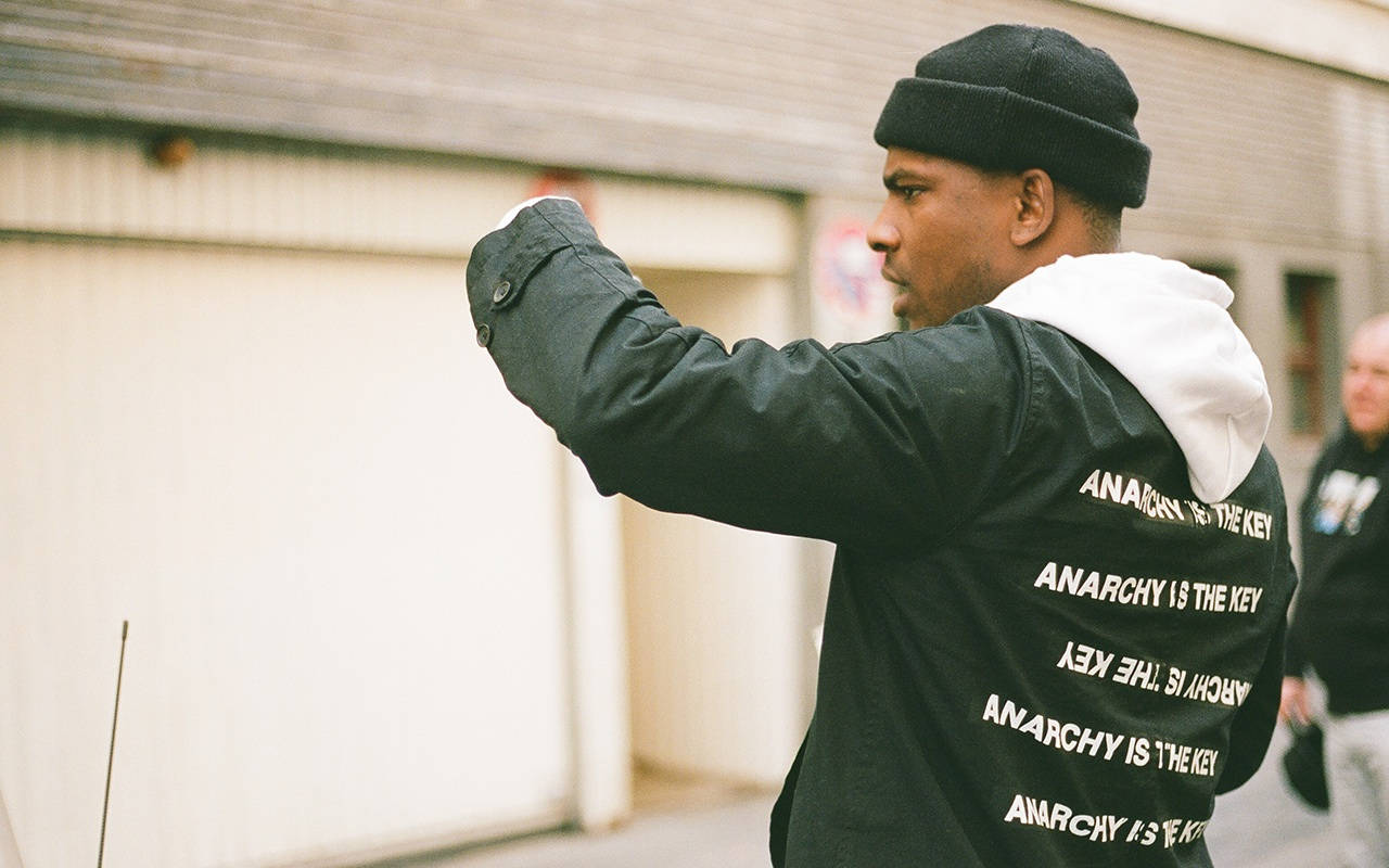 Skepta, black beanie, ANARCHY IS THE KEY, HD Desktop Wallpaper