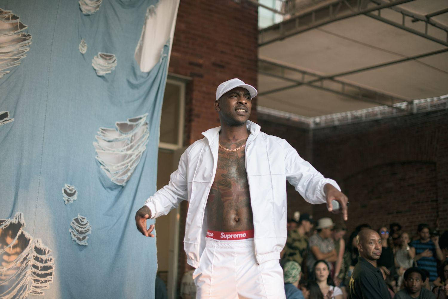Skepta, white jacket, white outfit, HD Desktop Wallpaper