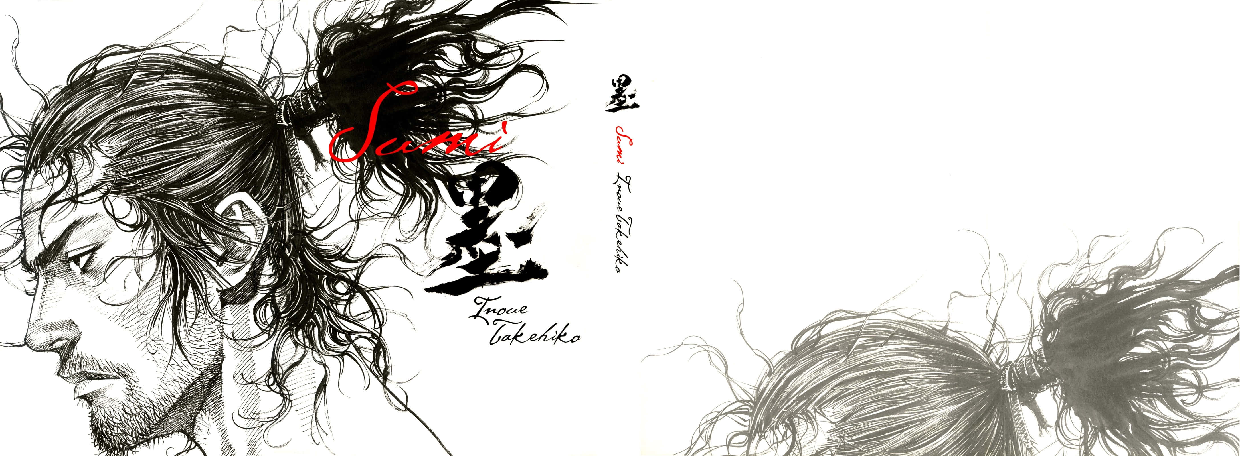 sketches, 4347 x 1600, anime-style illustration, 4K Desktop Wallpaper