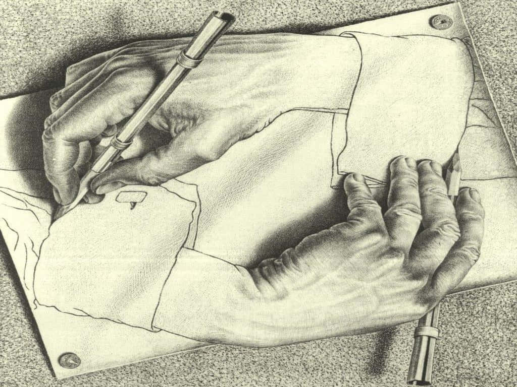 pencil sketches, happy family, hands sketching, SD Desktop Wallpaper