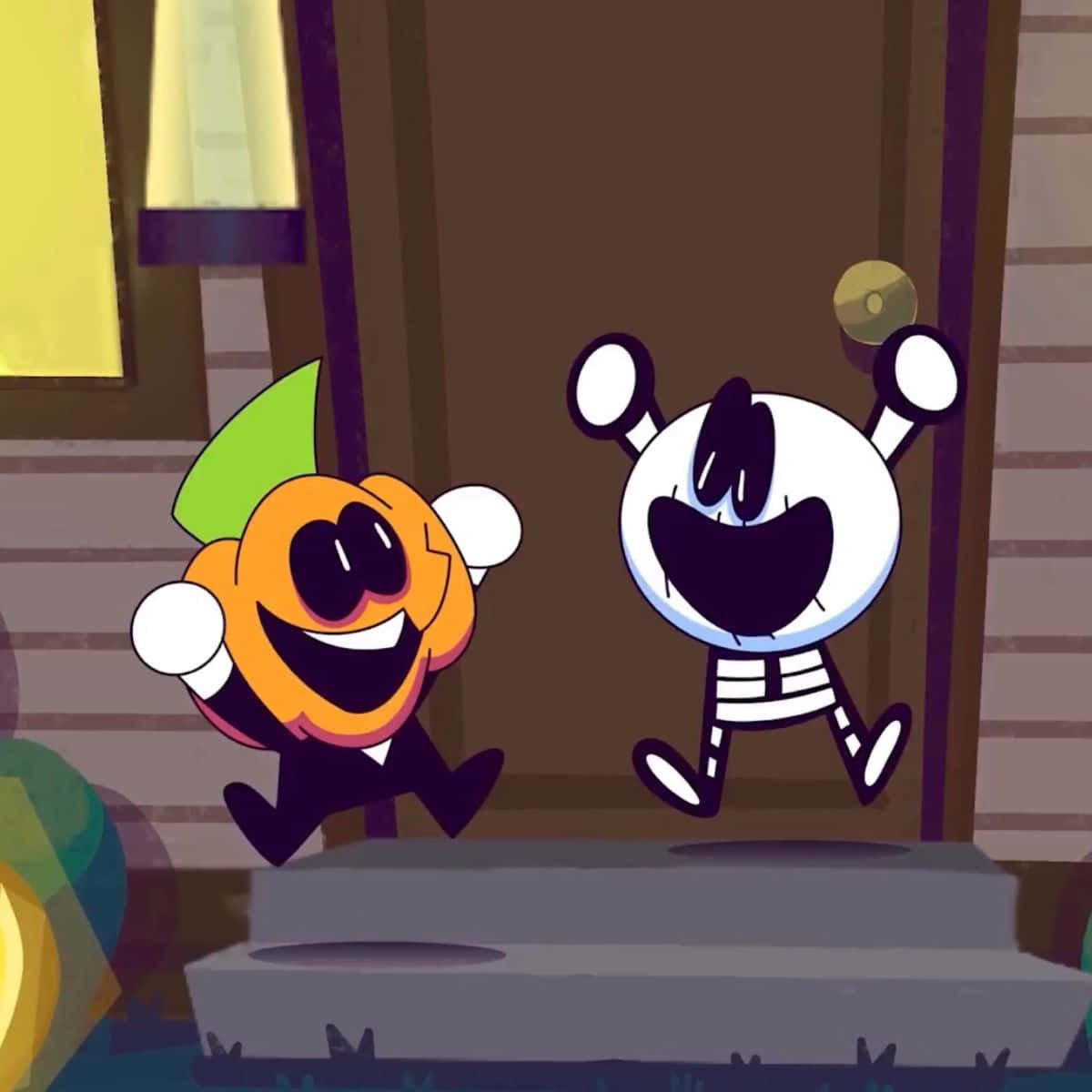 Skid And Pump, pumpkin, mummy, SD Desktop Wallpaper